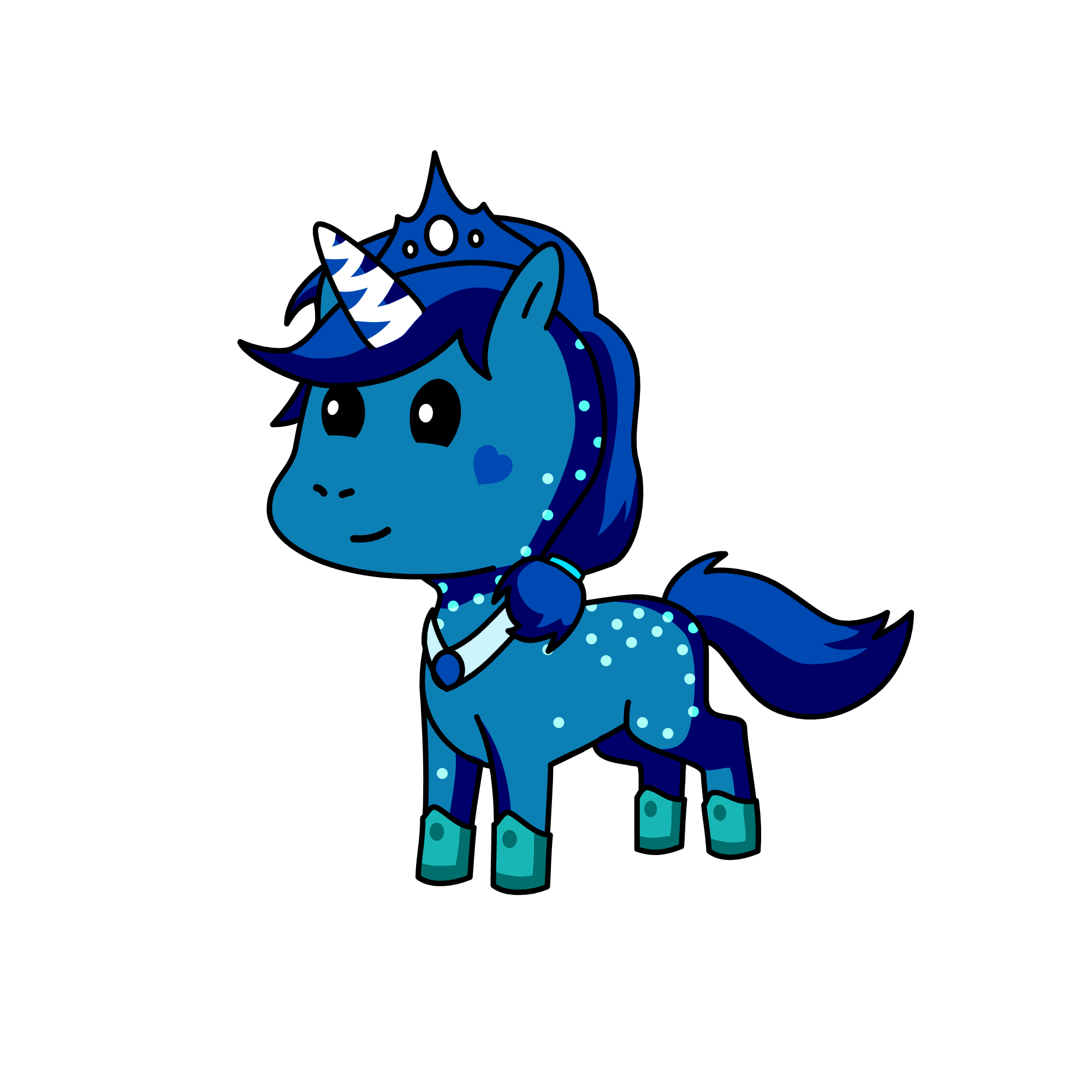 shine like ice, the unicorn