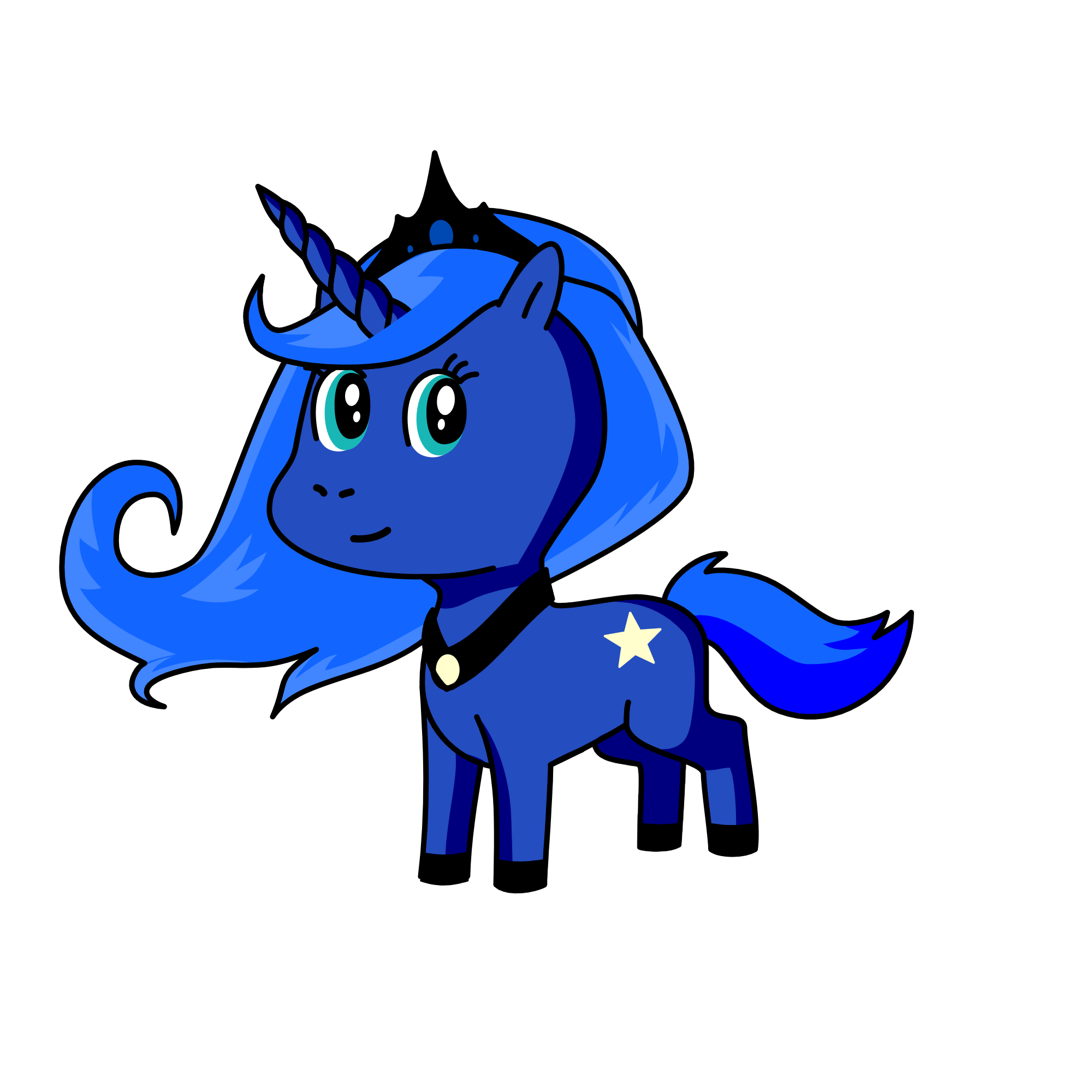 Luna, the unicorn