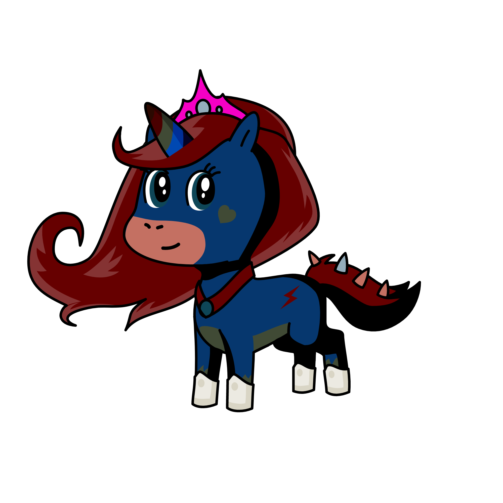rose, the unicorn