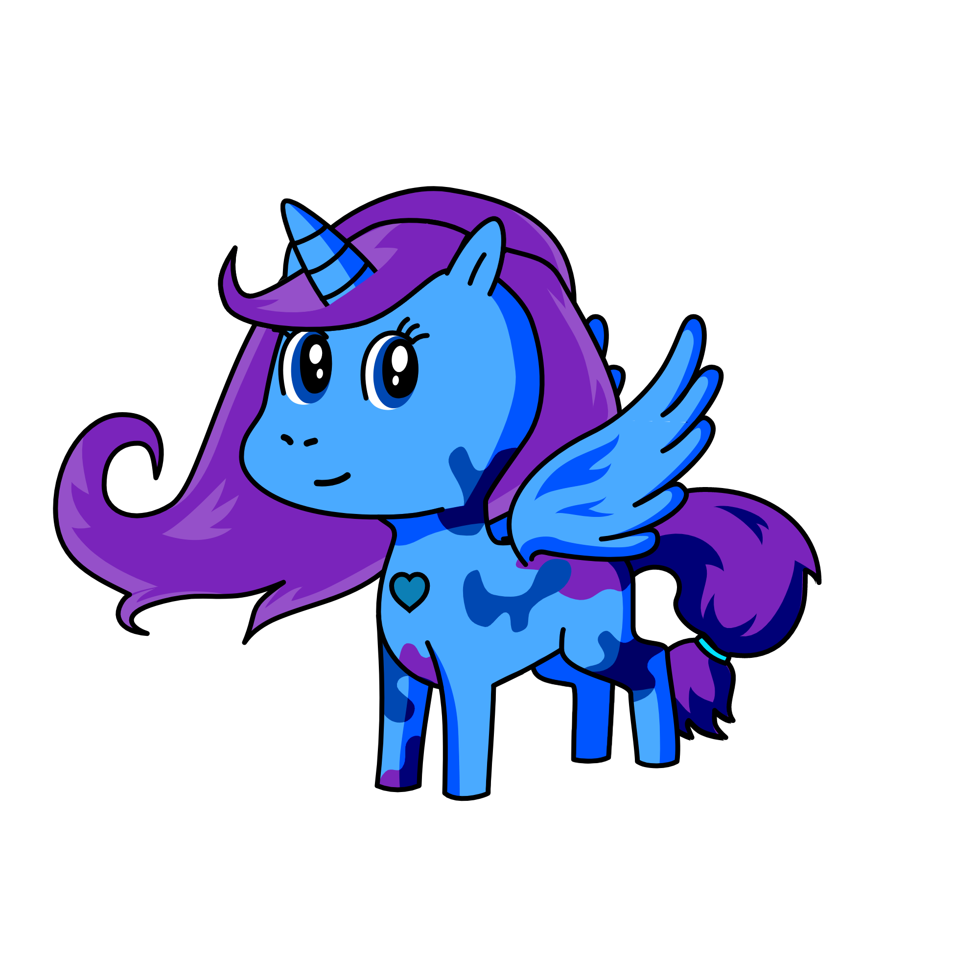 Splash, the unicorn