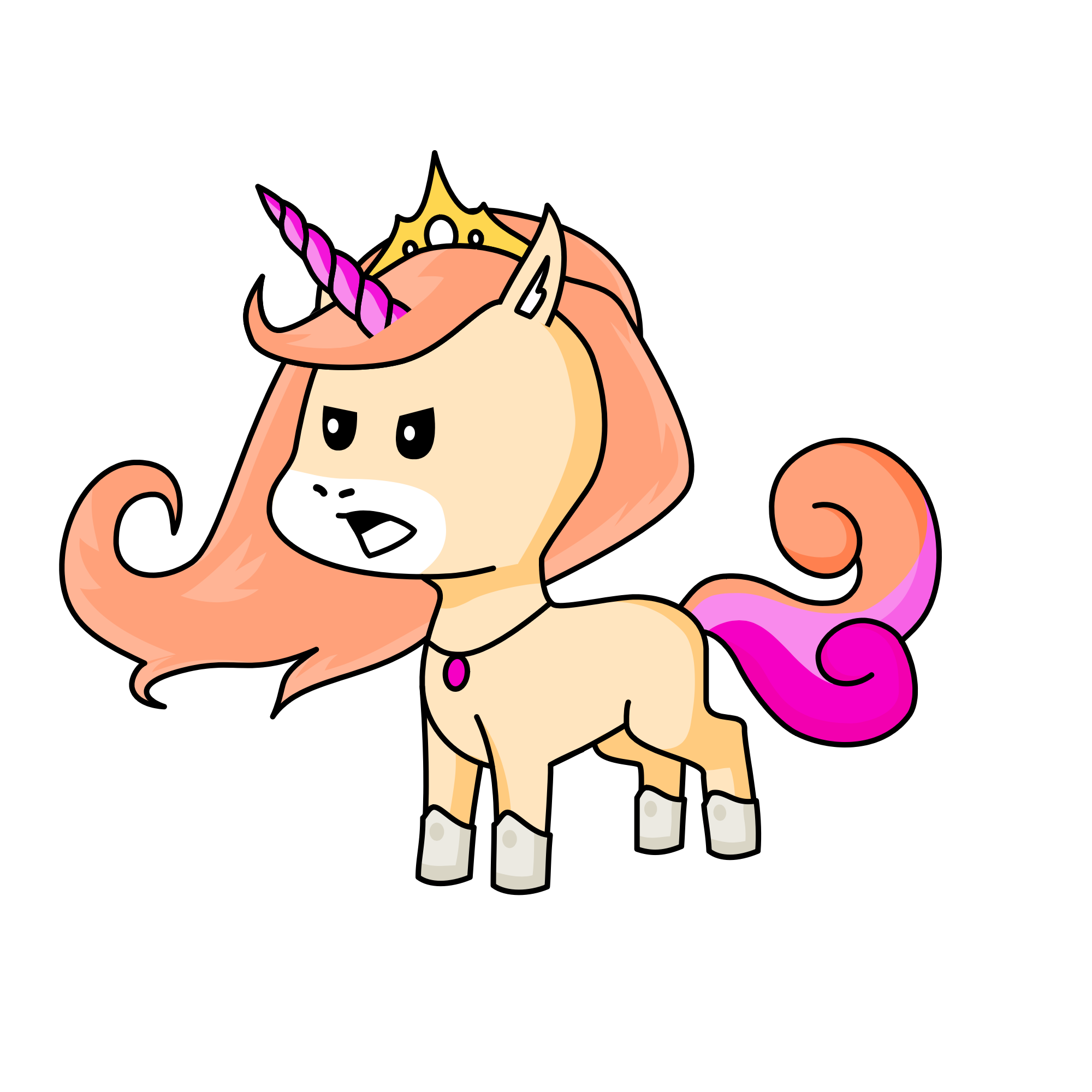 Naib gniyoaix, the unicorn