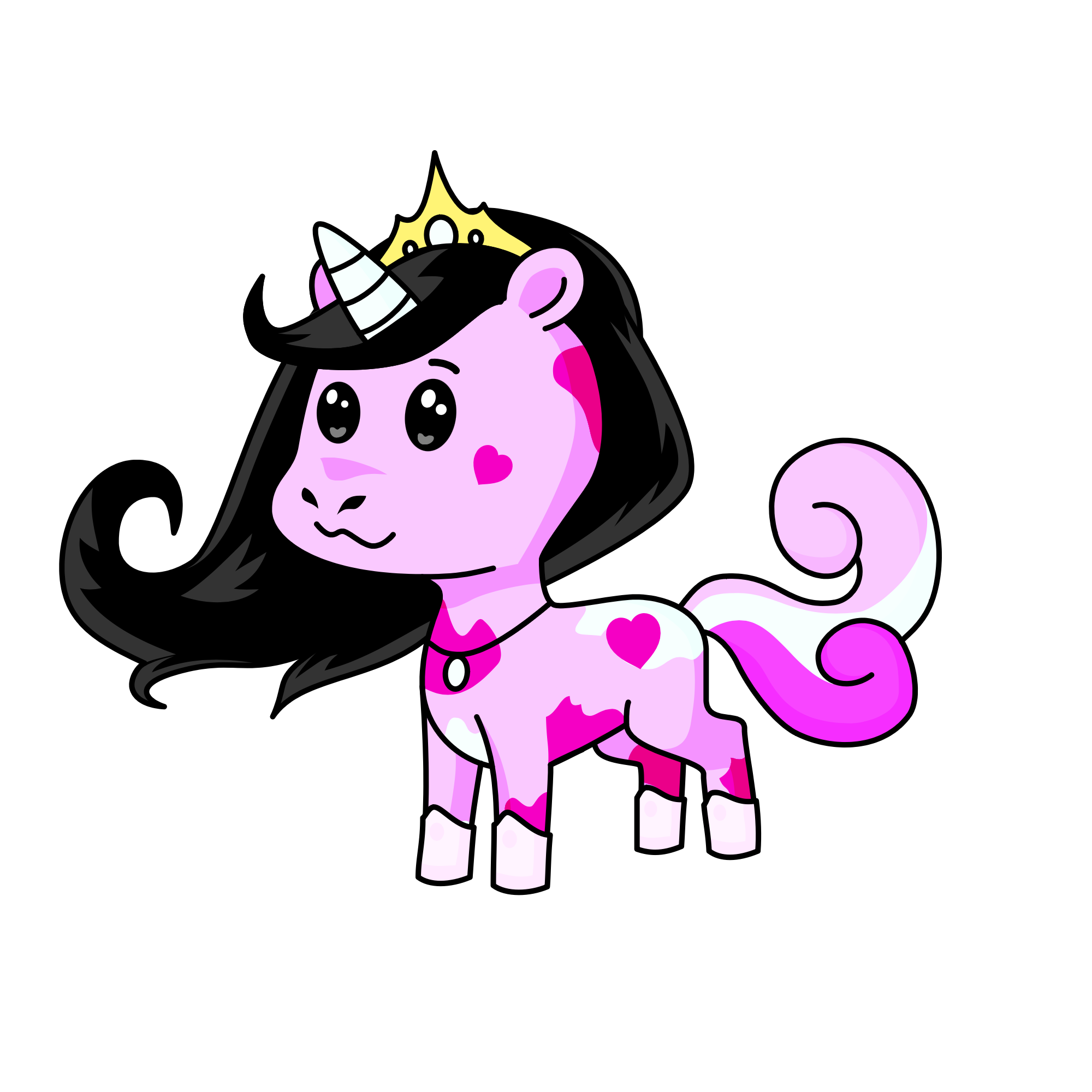 Pinkicorn, the unicorn