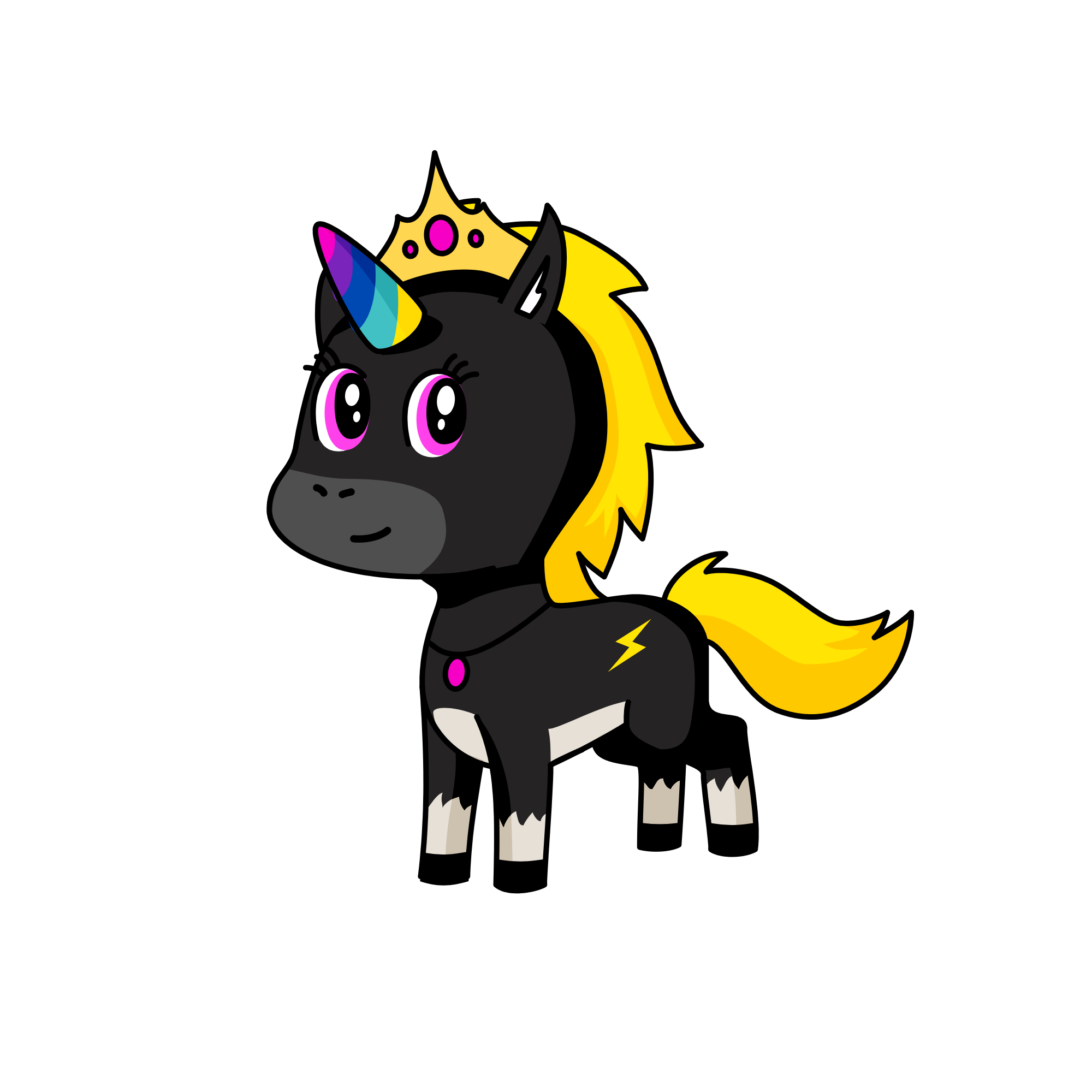 Shadow, the unicorn