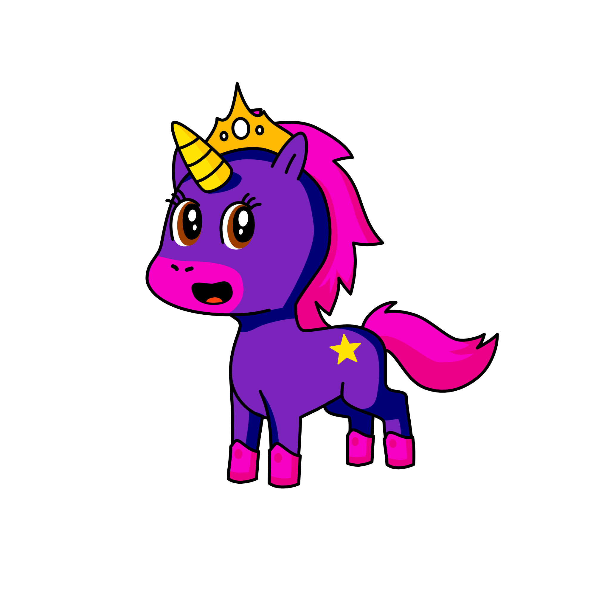 Princess Spark, the unicorn