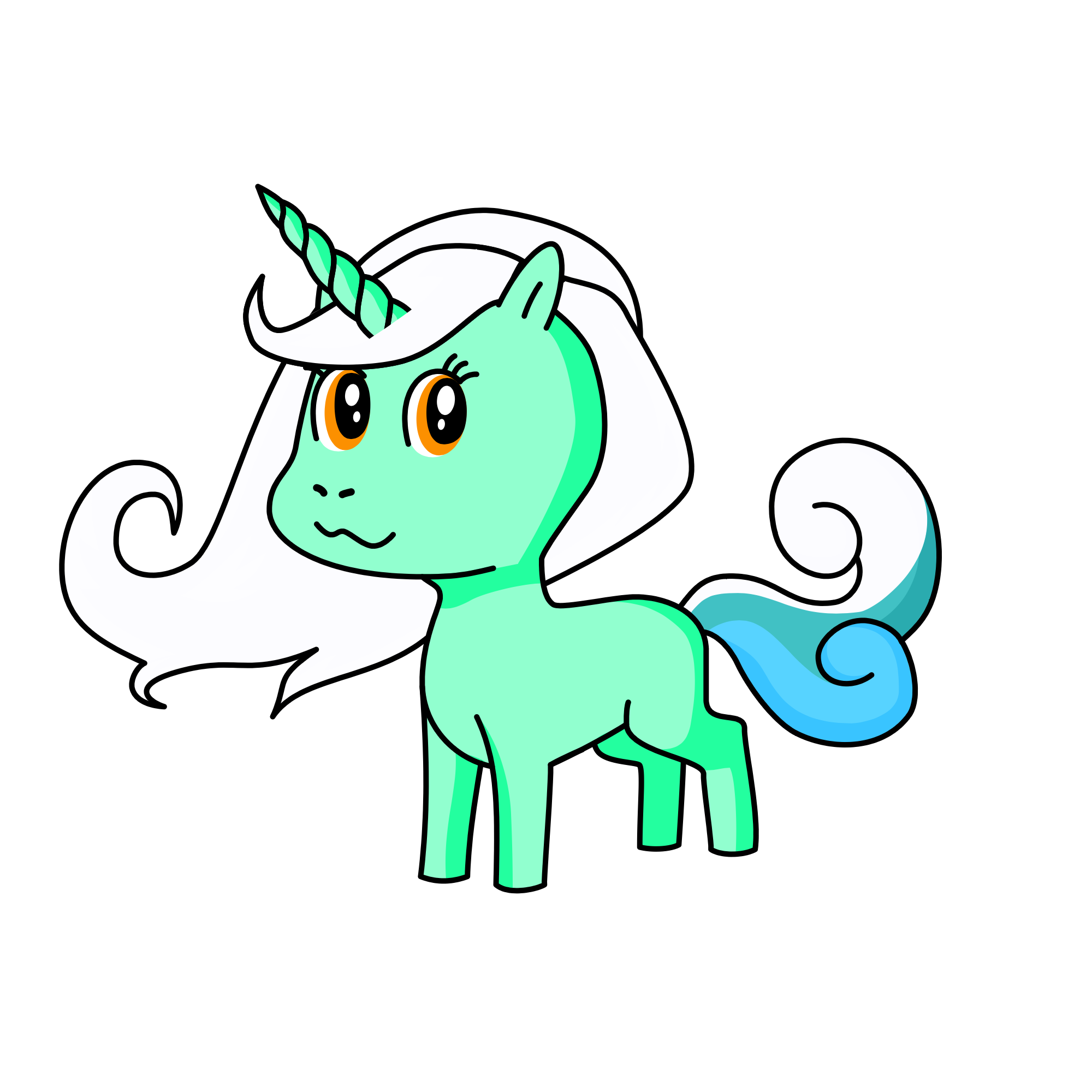 Shinyscrew, the unicorn