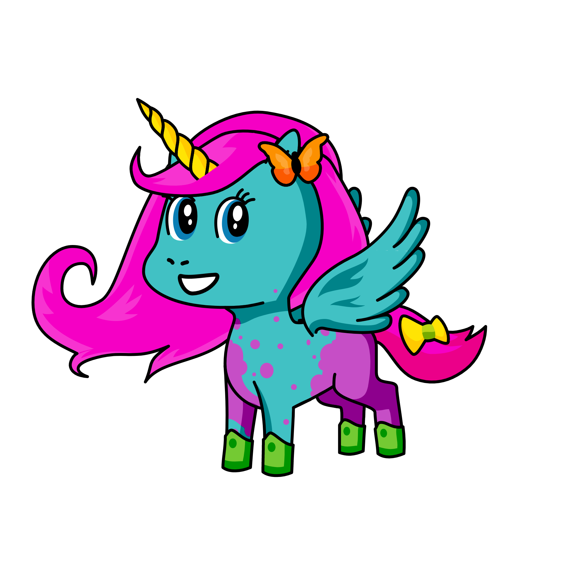 BubbleGUM 💟, the unicorn