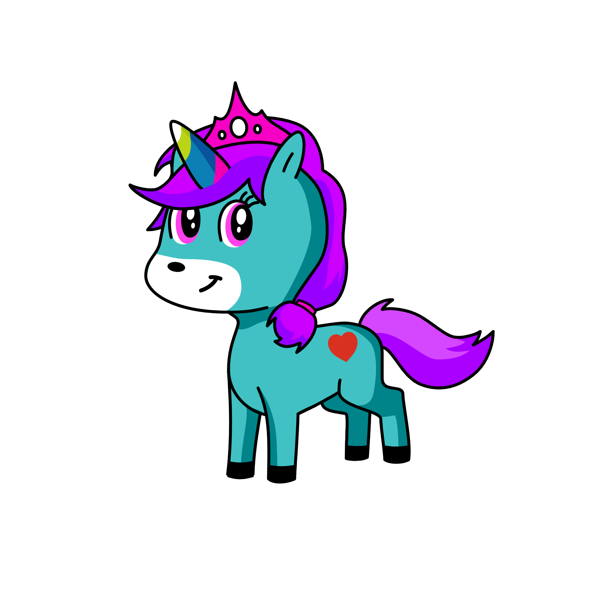 Princes H, the unicorn