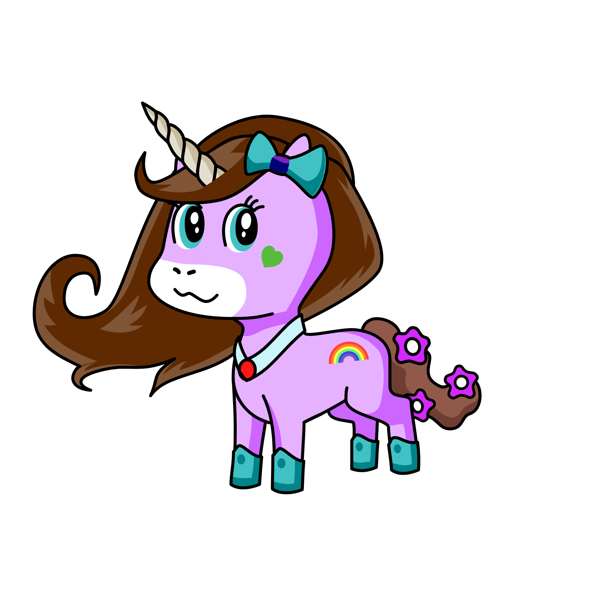 lavender, the unicorn
