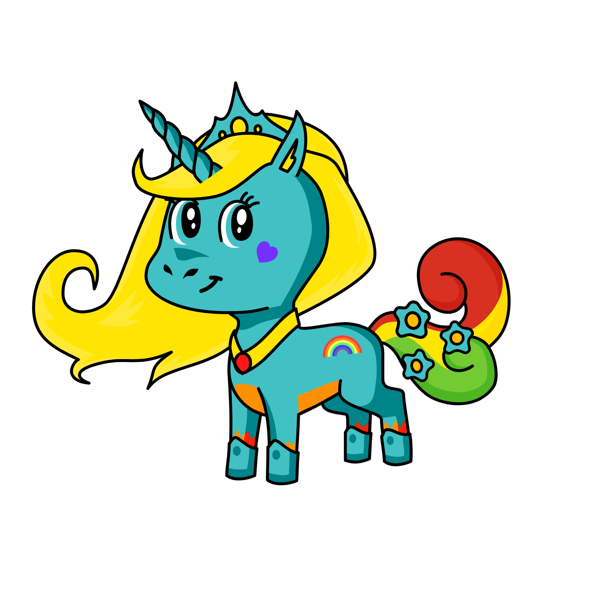 Queen oxxy unicron, the unicorn