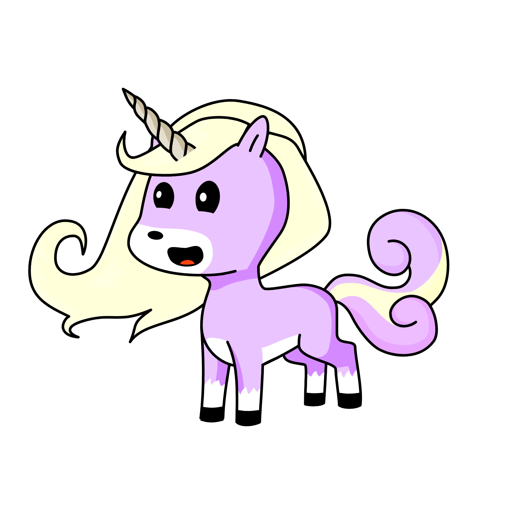 lavender princess, the unicorn
