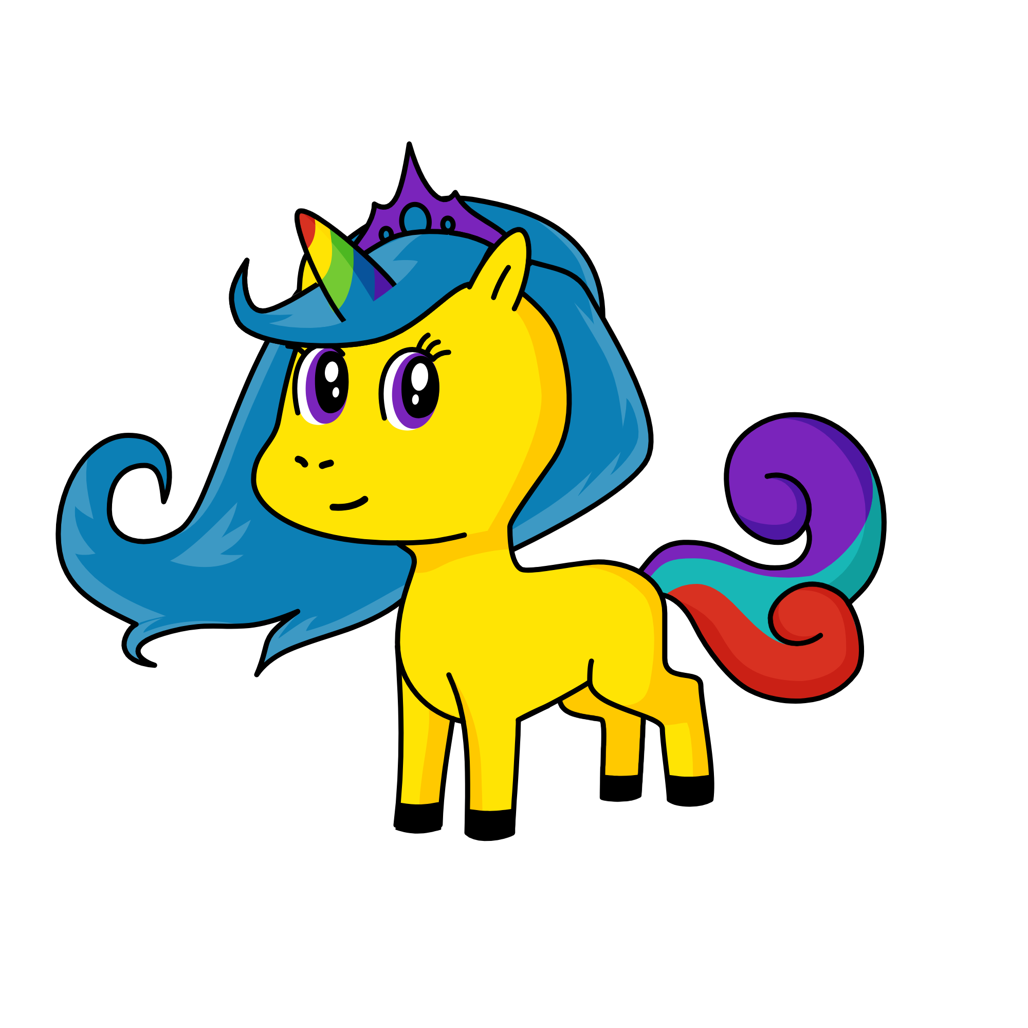 Princess Etruria, the unicorn