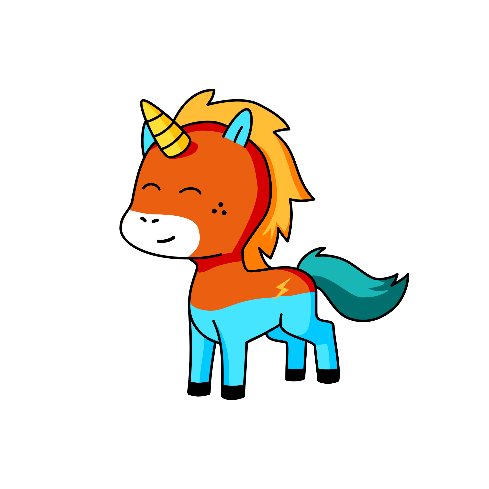 Fire Ice, the unicorn