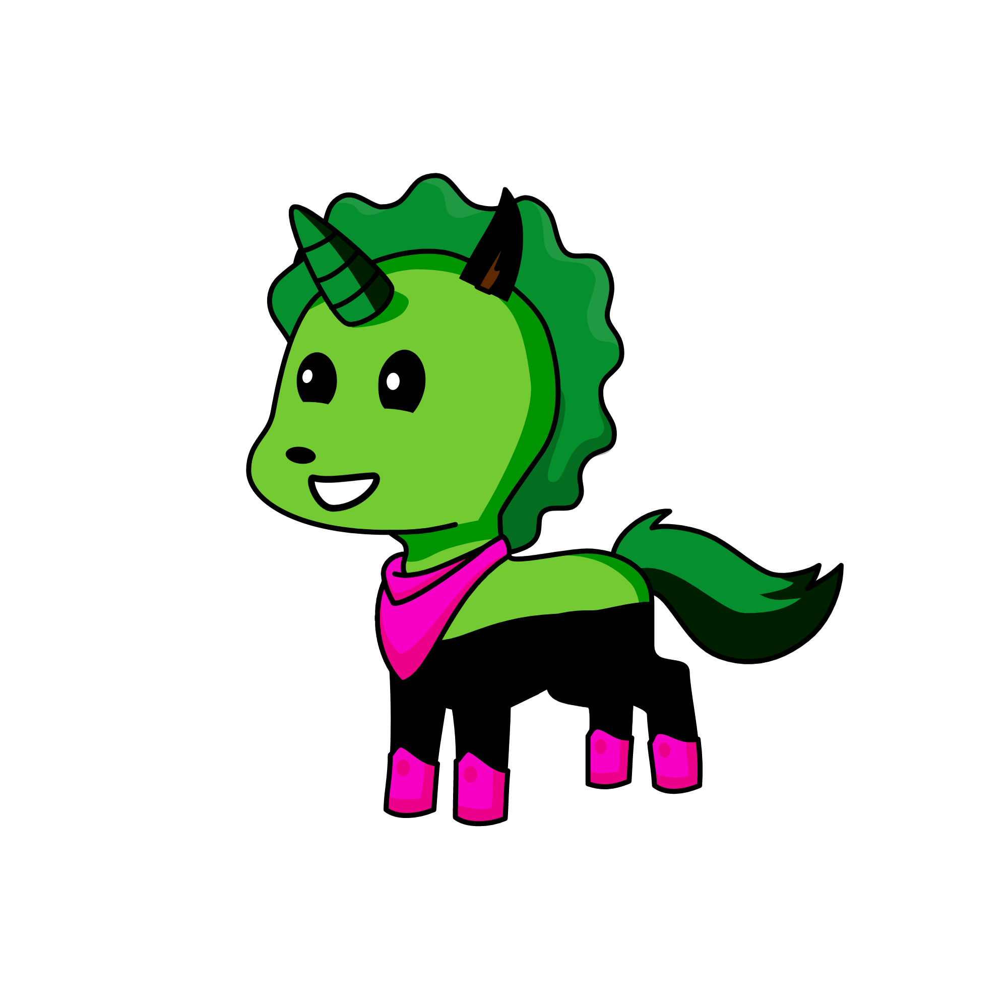 teen titans Beast Boy, the unicorn