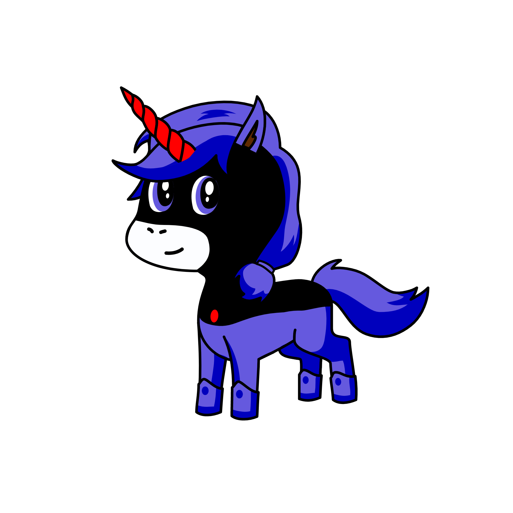 teen titans Raven, the unicorn