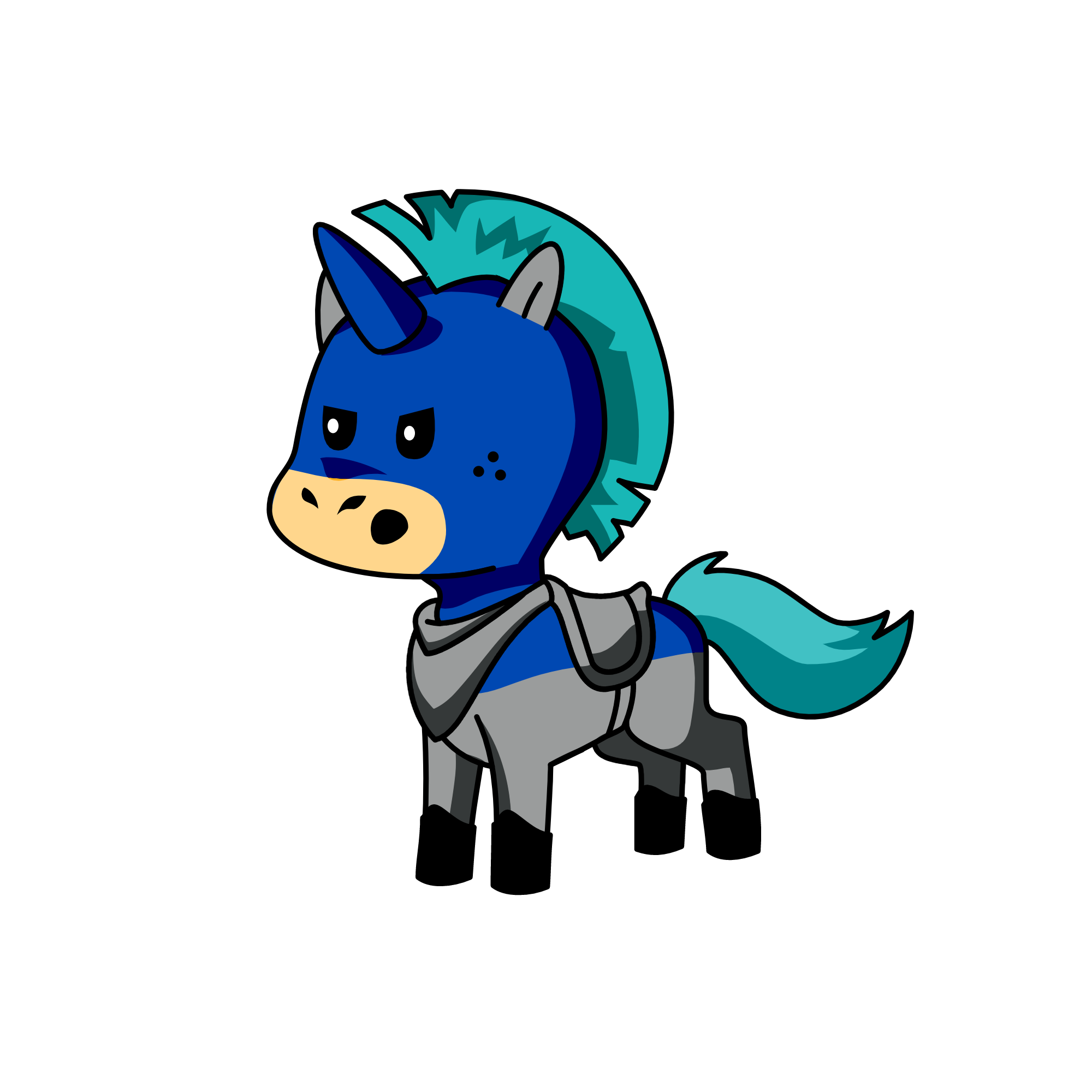 Bat Man, the unicorn