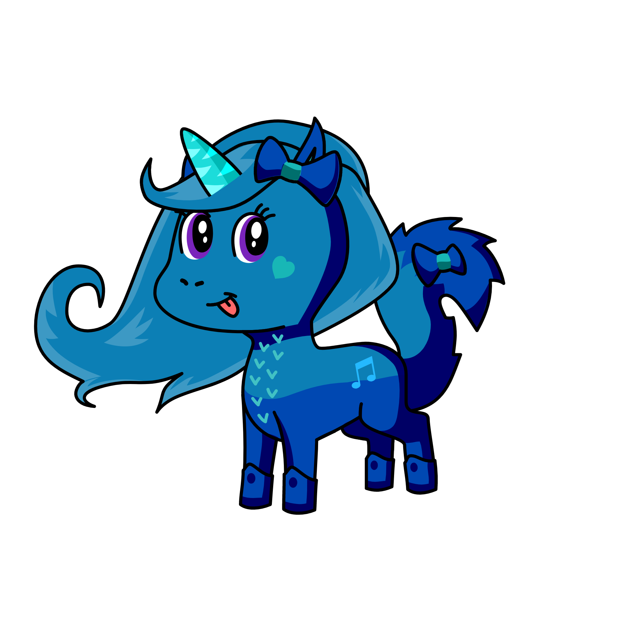 Iceheart, the unicorn