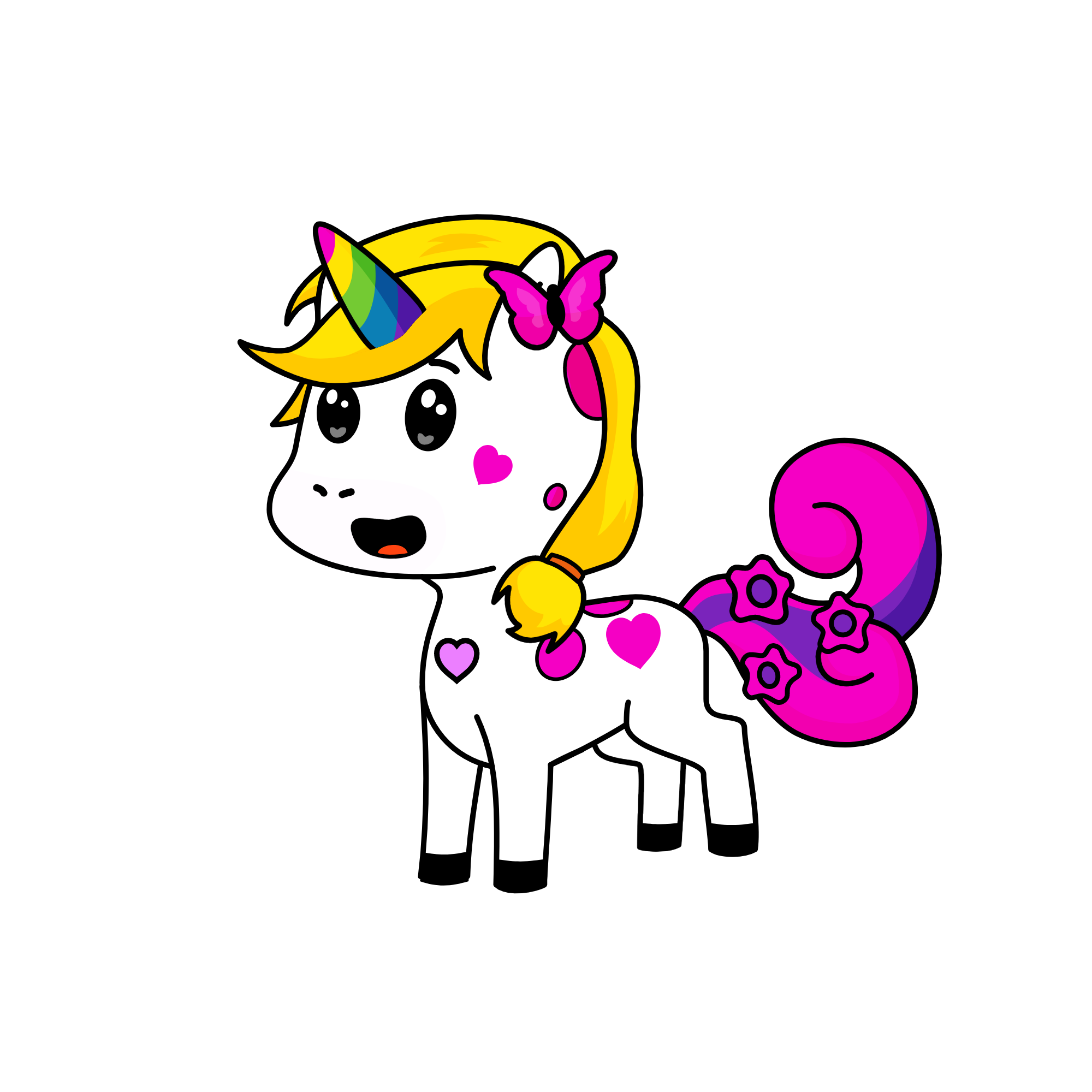 pinky, the unicorn