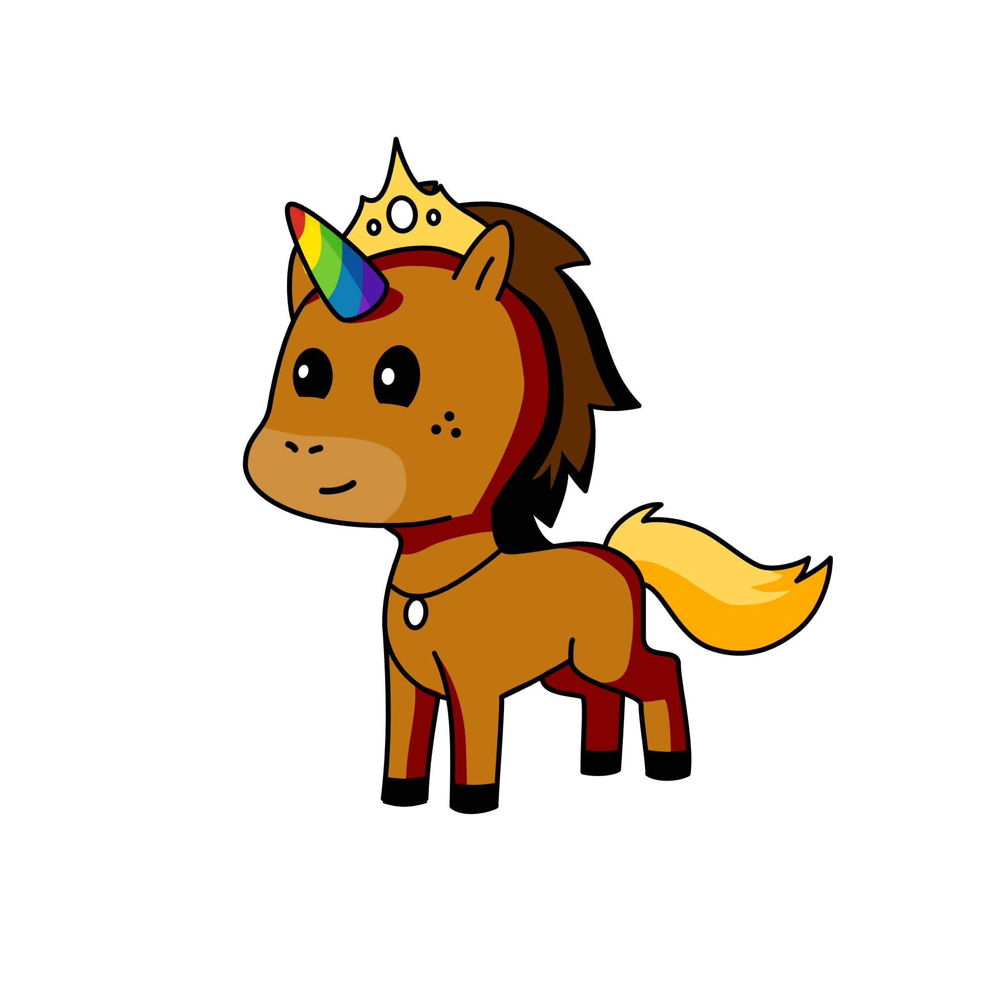 Princess hike, the unicorn