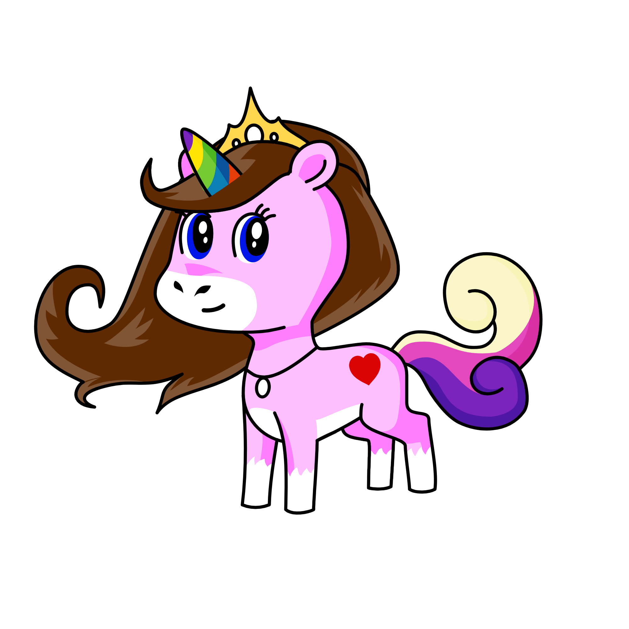 Heartly, the unicorn