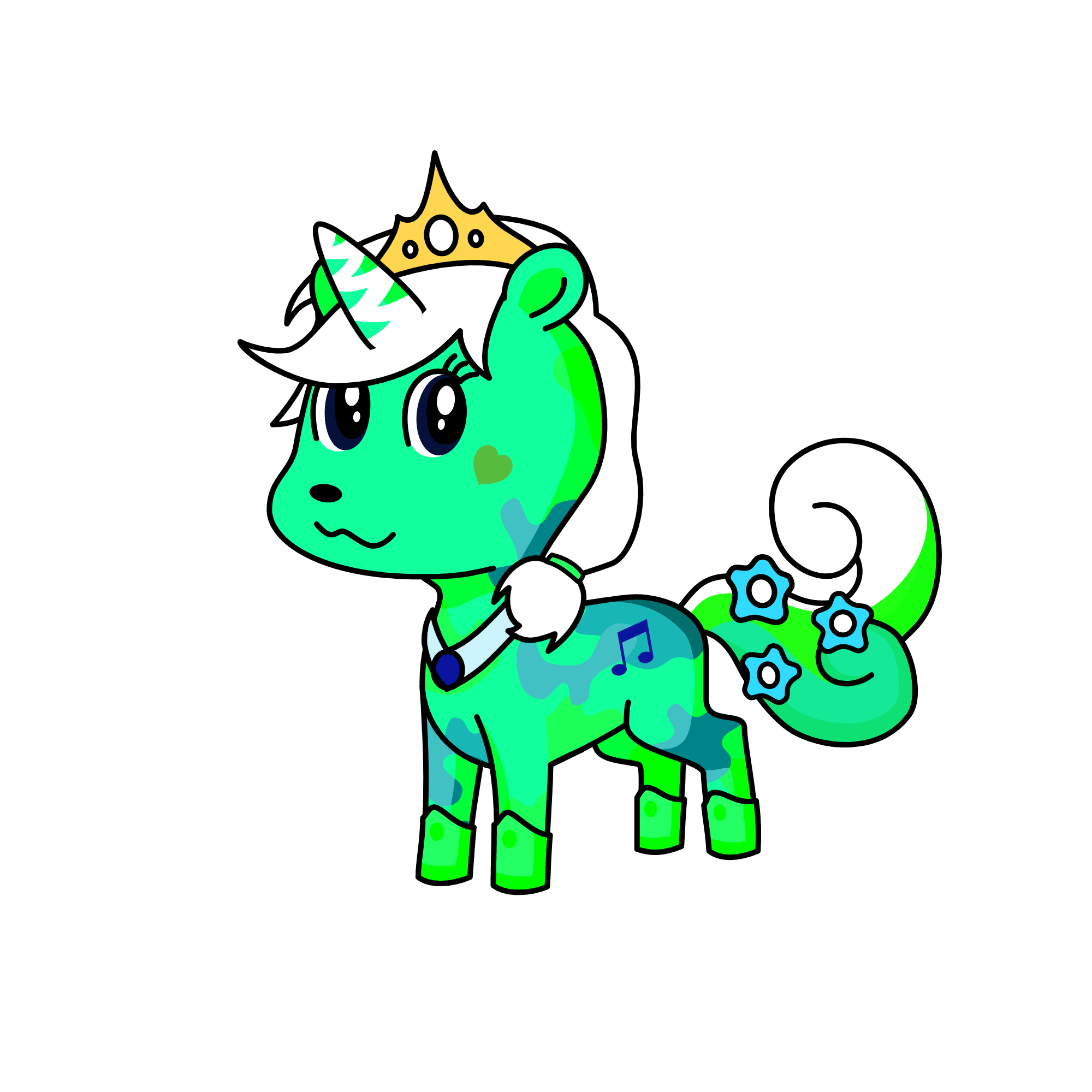 Misty, the unicorn