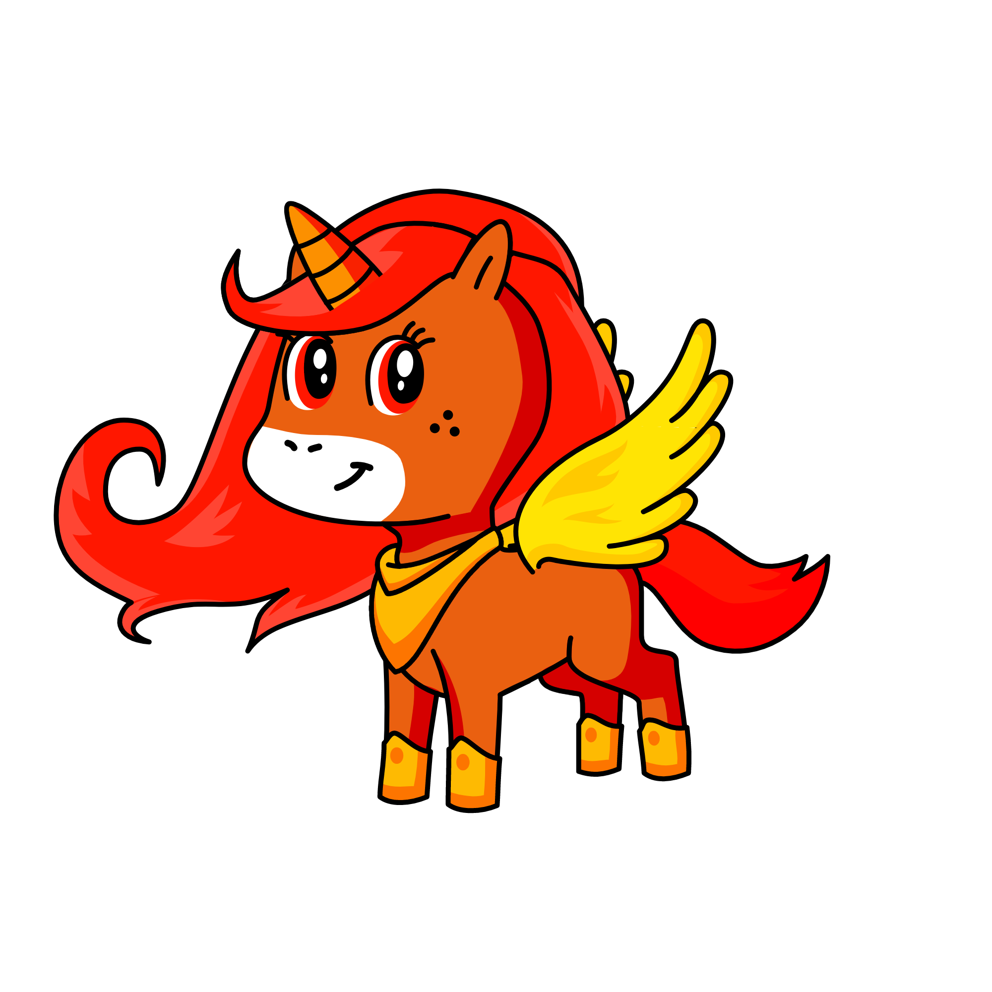 Blaze, the unicorn