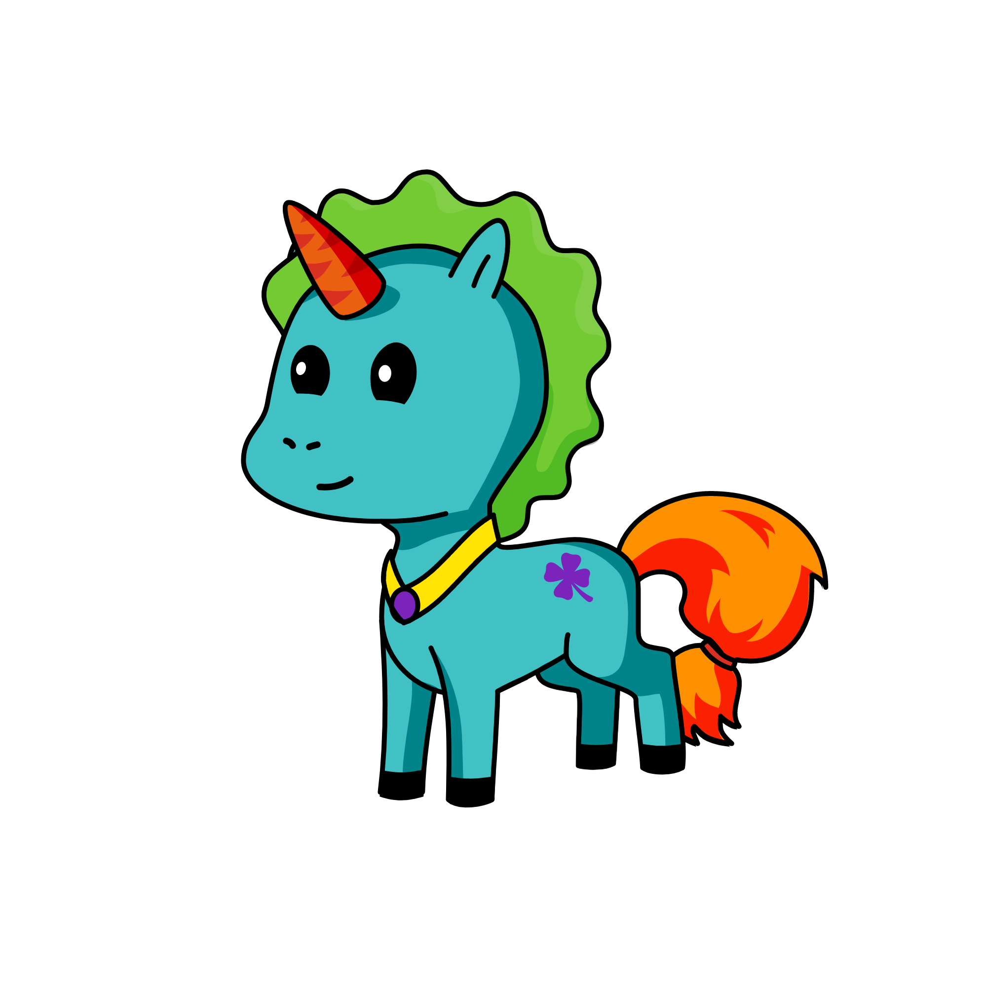 Smoky, the unicorn
