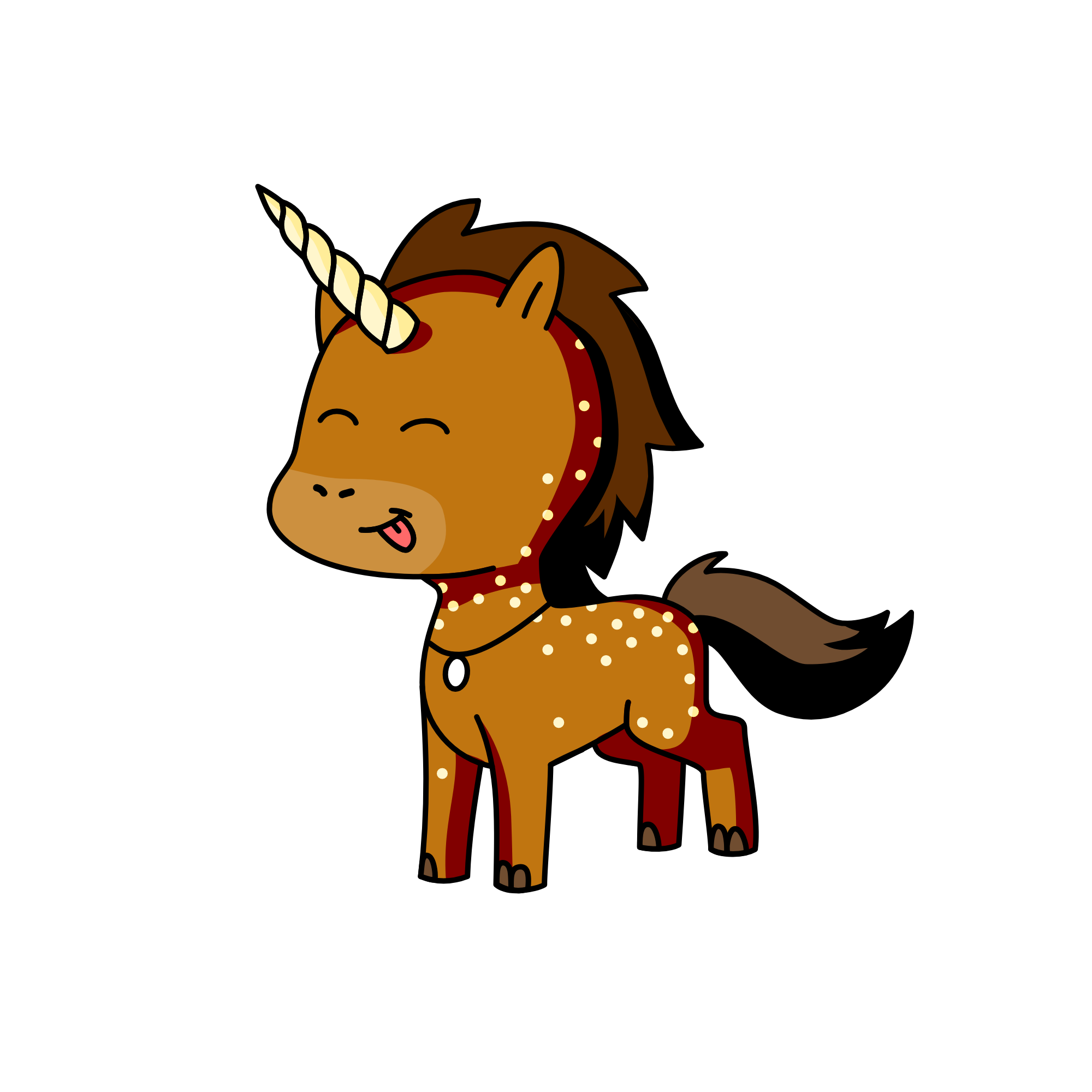 choclate, the unicorn