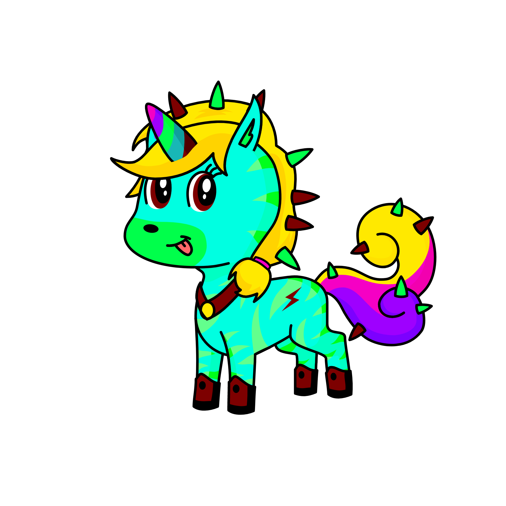 pqwoeiuryt, the unicorn