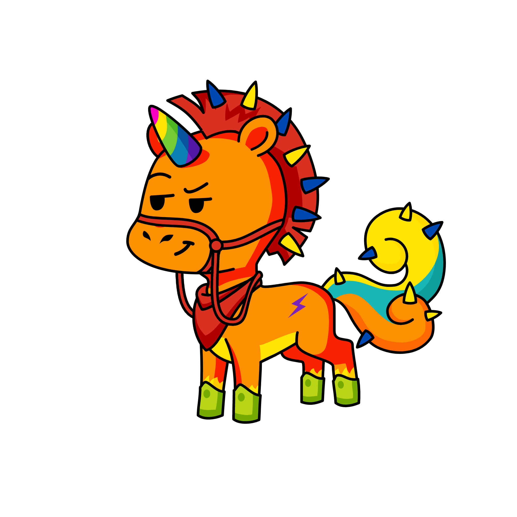 can, the unicorn
