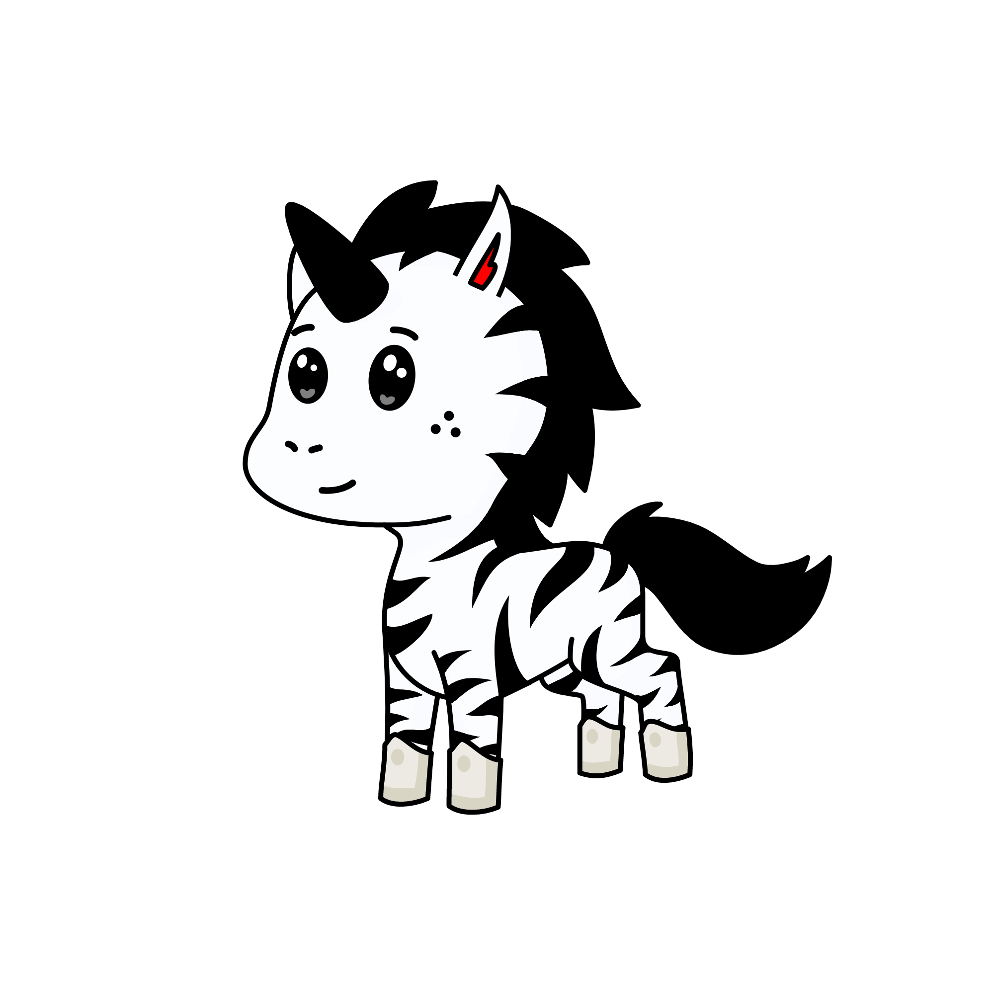 Zebra, the unicorn