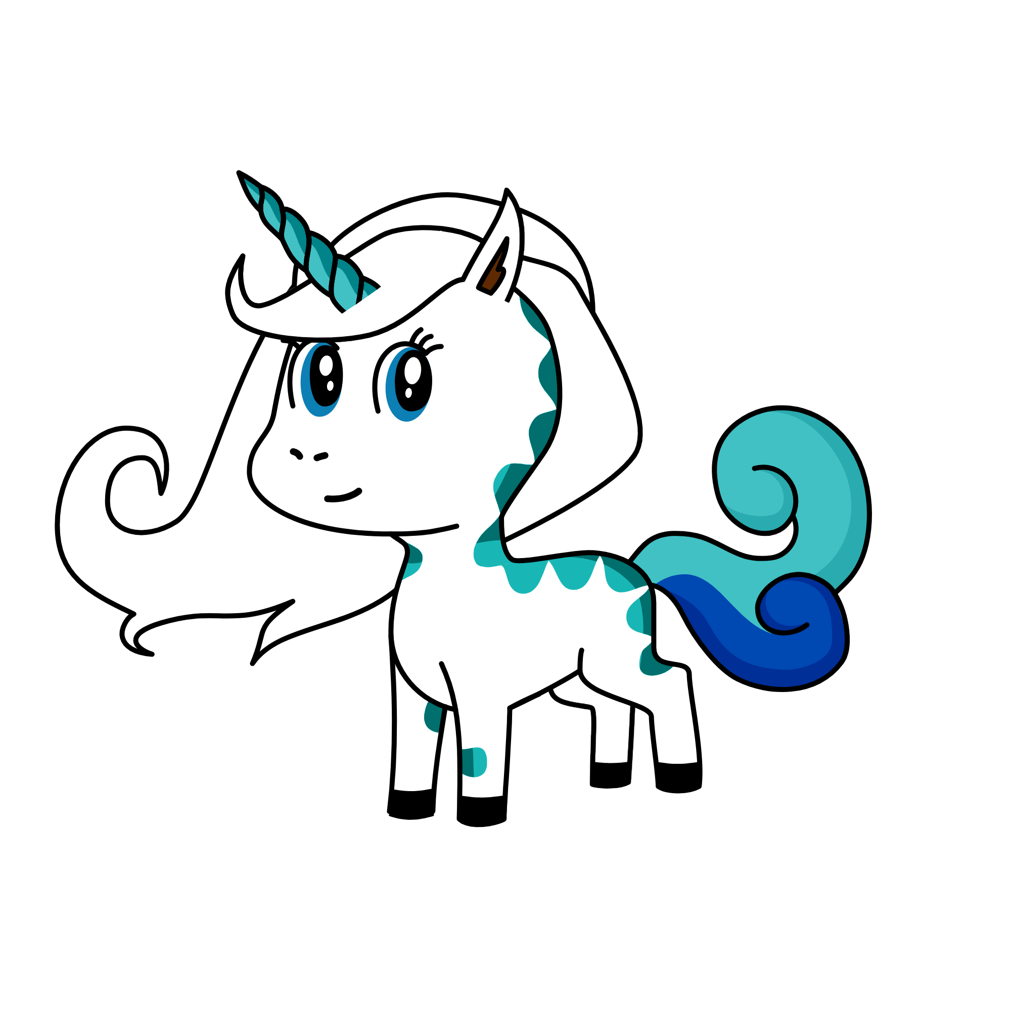 coral, the unicorn