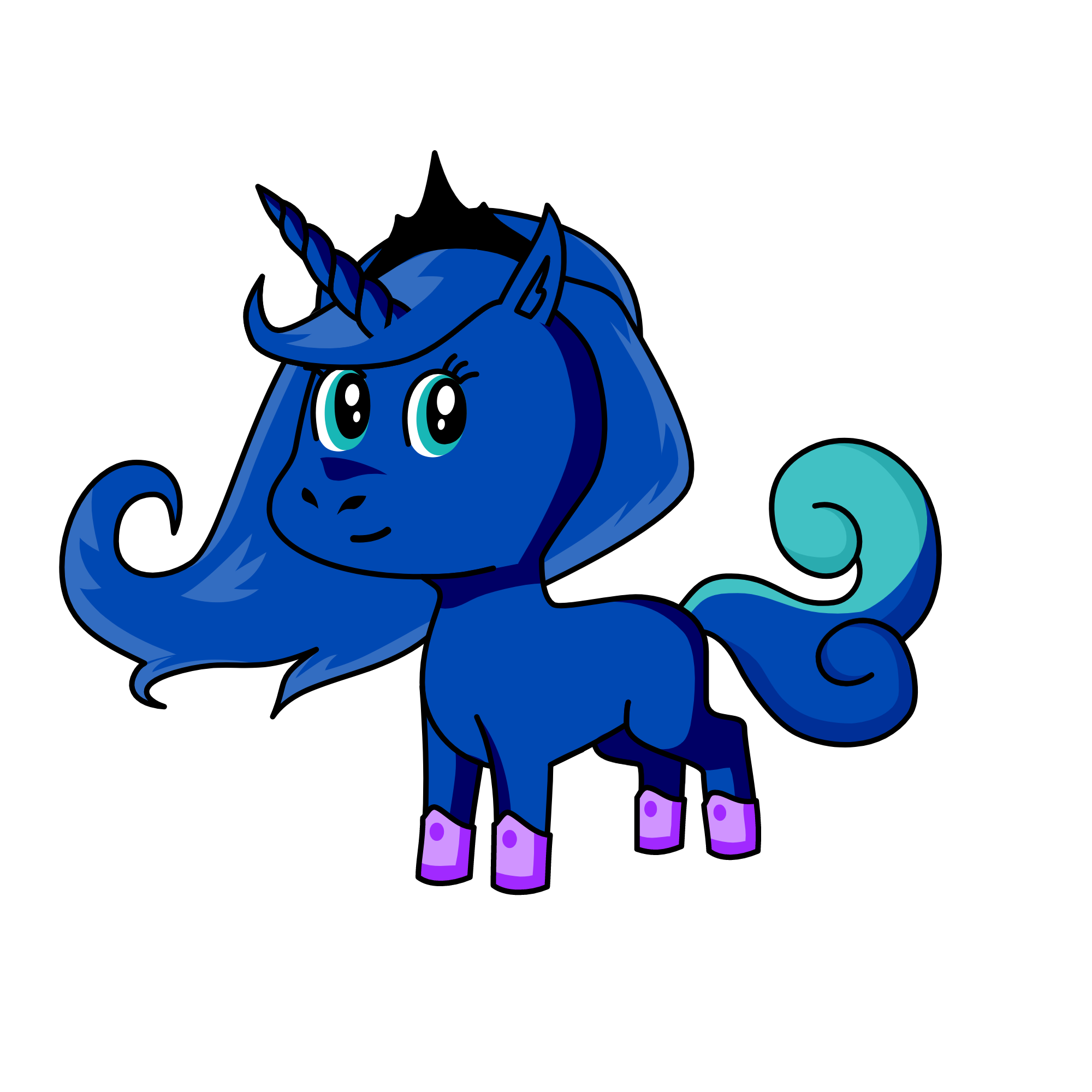 princess luna, the unicorn