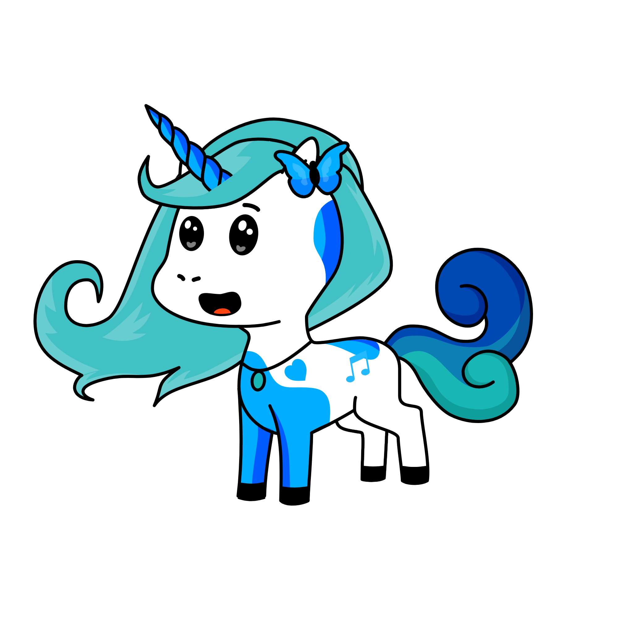 coral, the unicorn