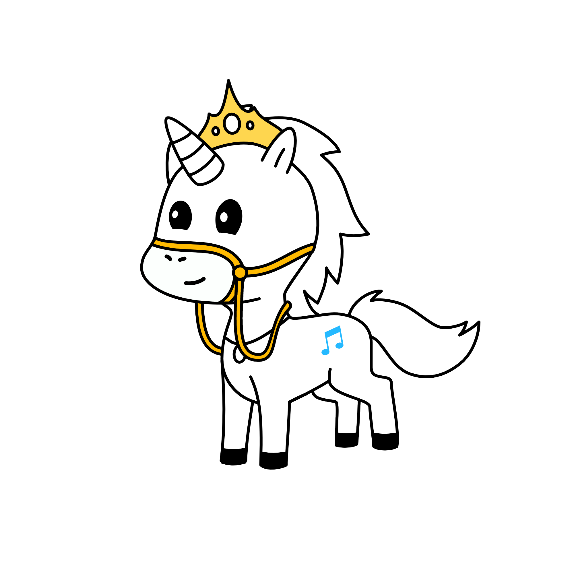 Queen Emerald, the unicorn