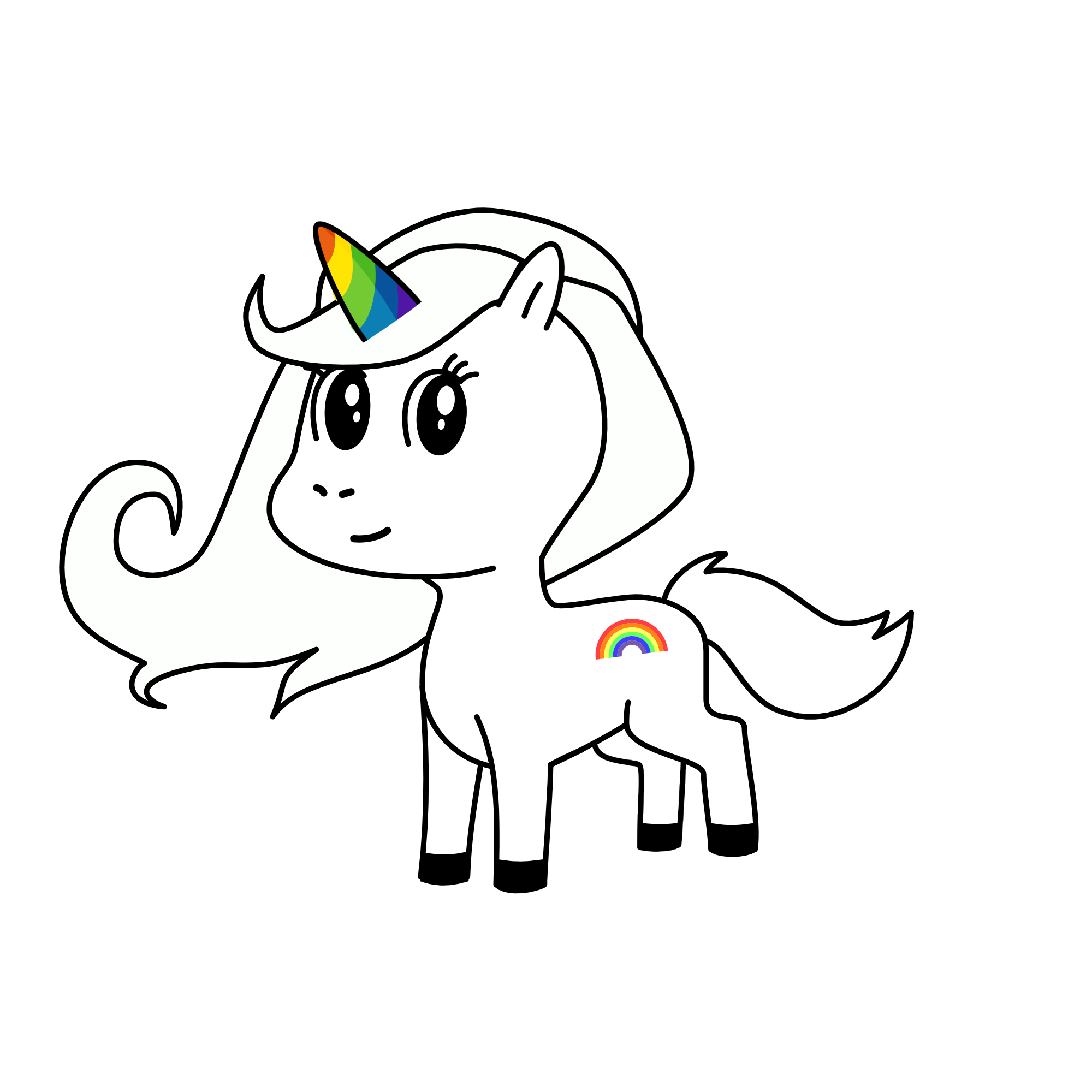 whitness ranbow, the unicorn