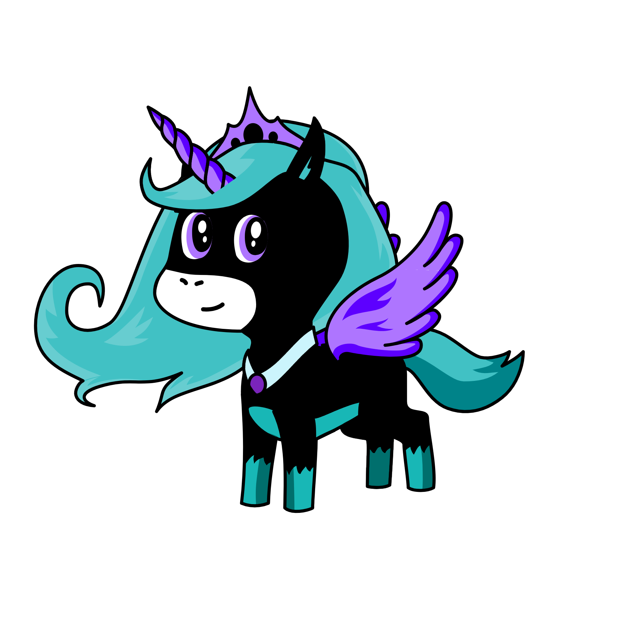 moon, the unicorn