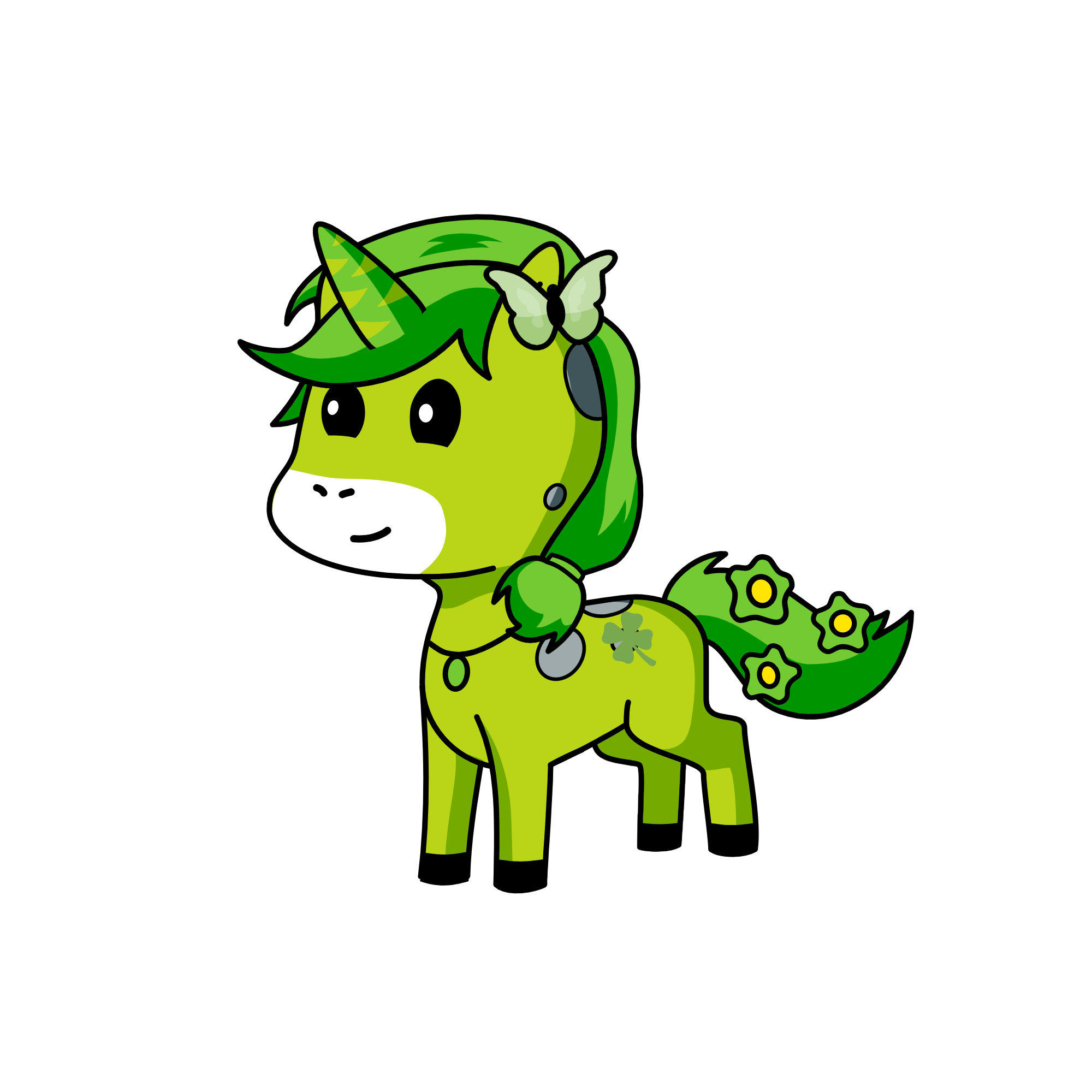 flower, the unicorn