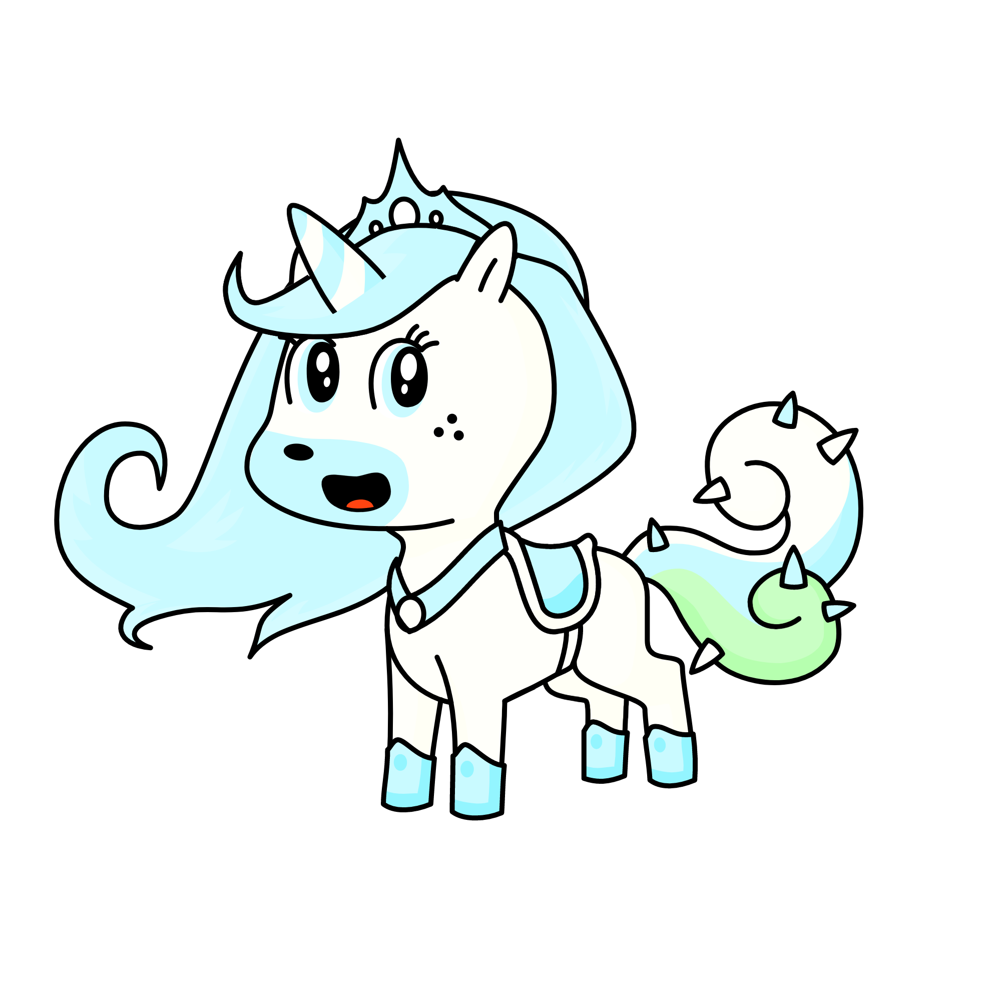 snow, the unicorn