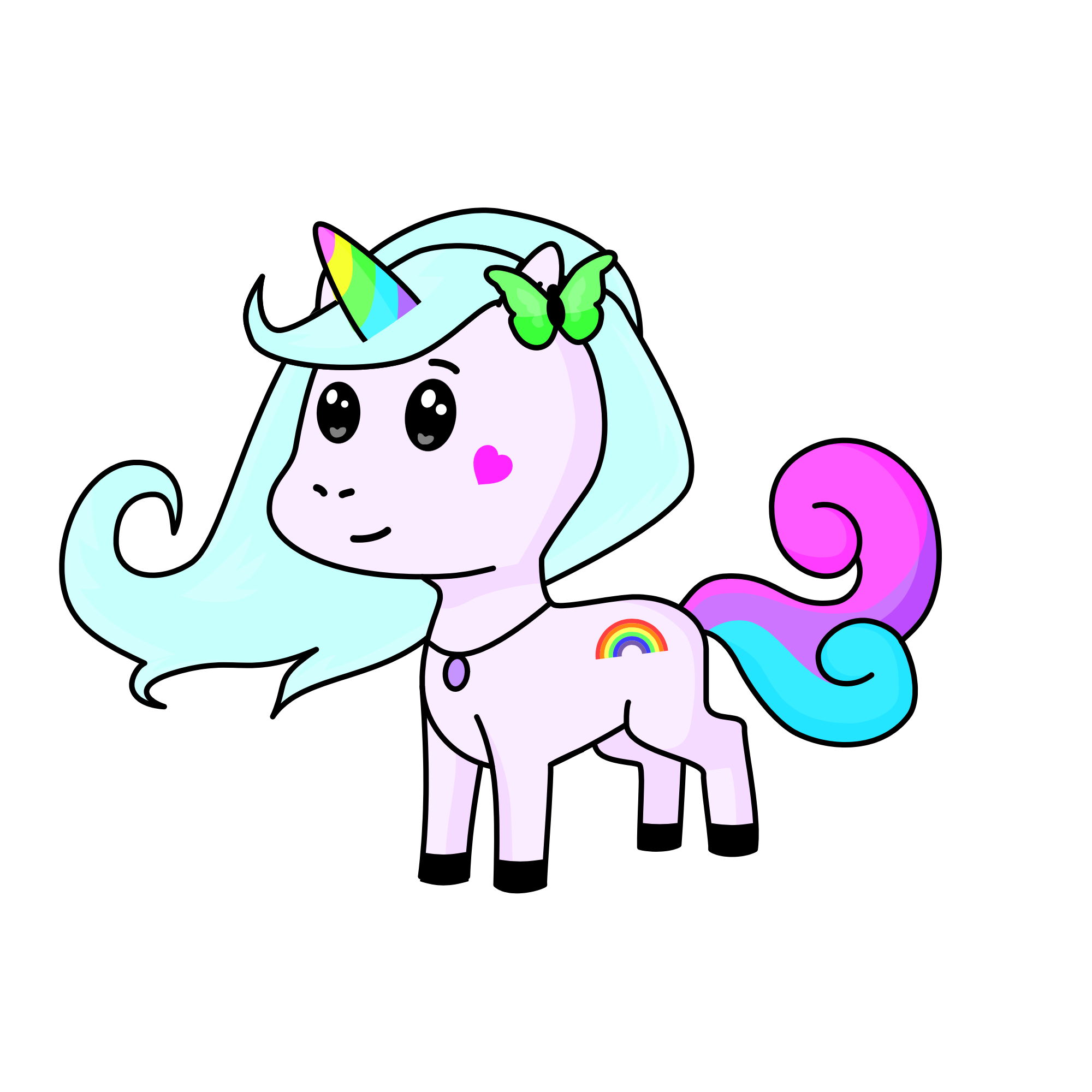Lavender , the unicorn