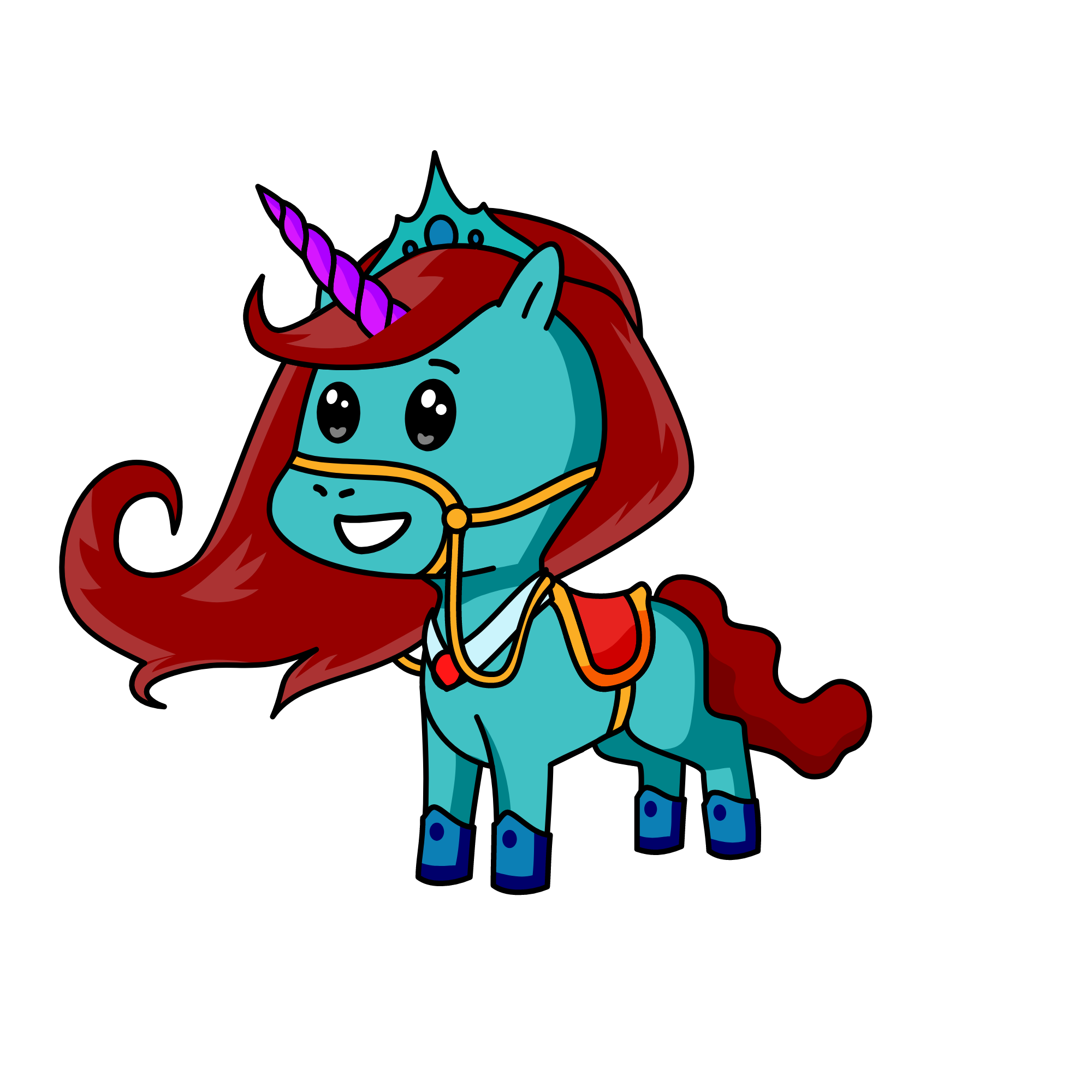SNOWY, the unicorn