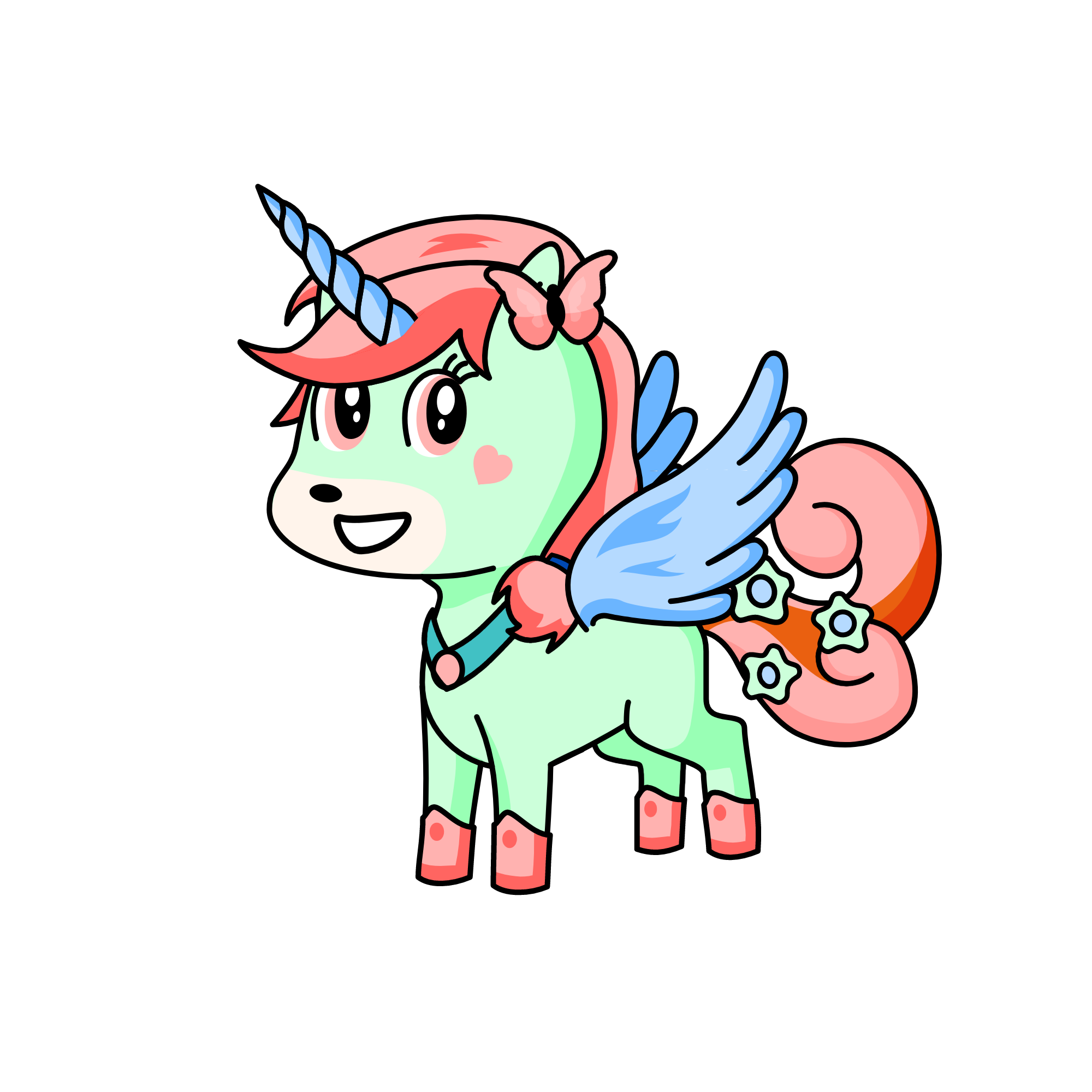 Ember, the unicorn