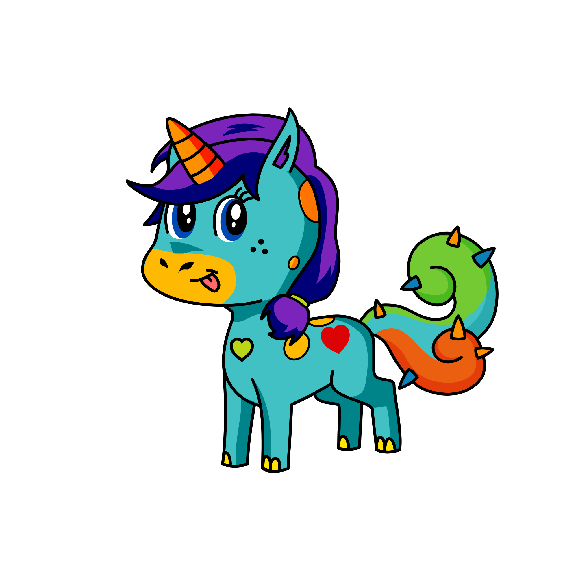 Rainbow Dust, the unicorn