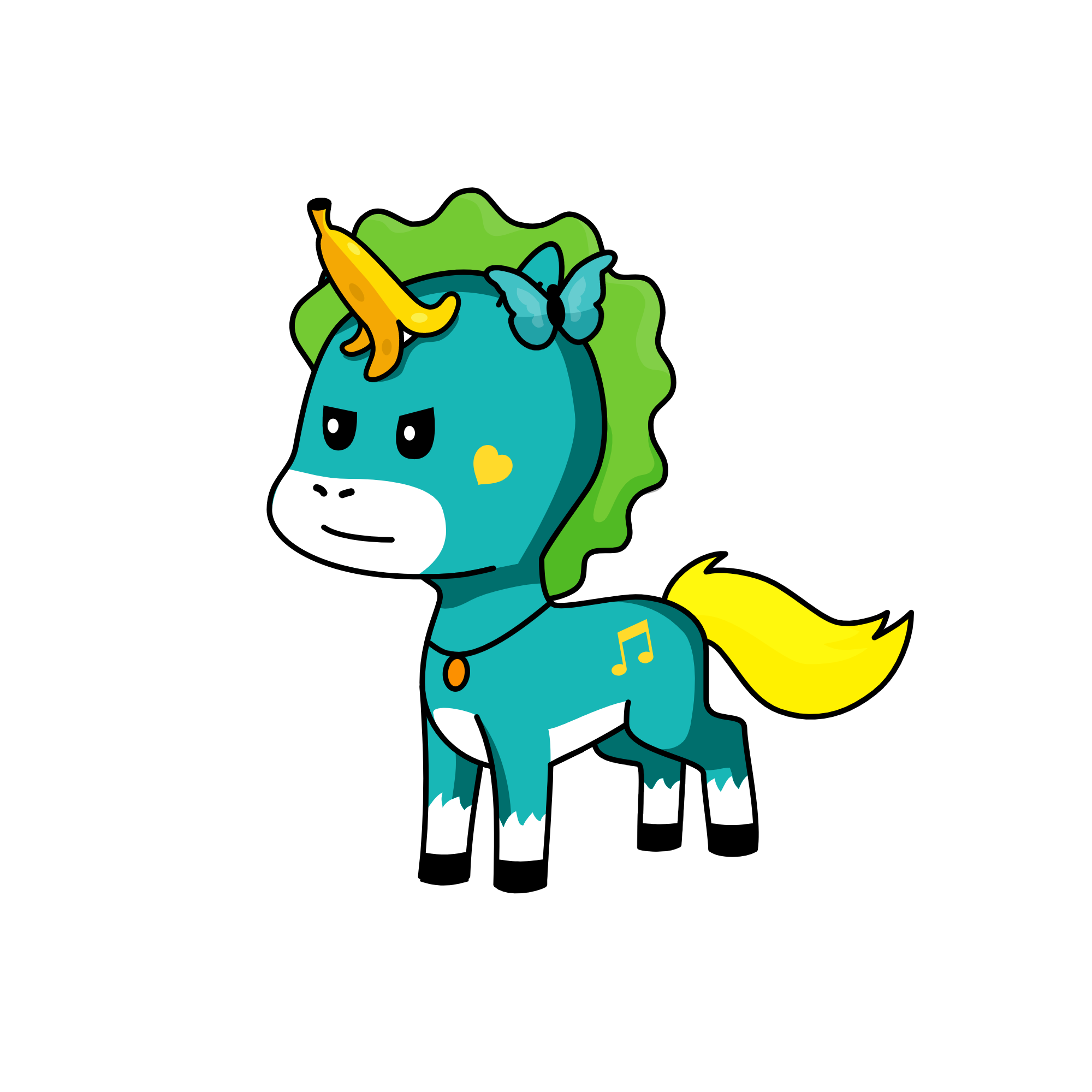 Banana, the unicorn
