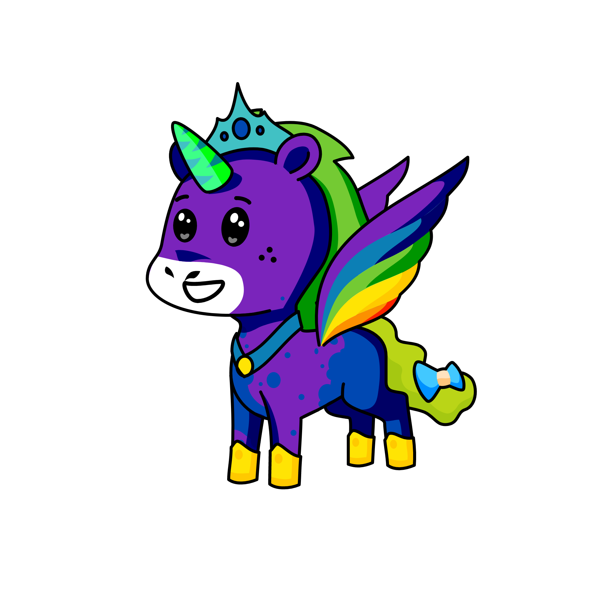 Florence the forest Queen , the unicorn