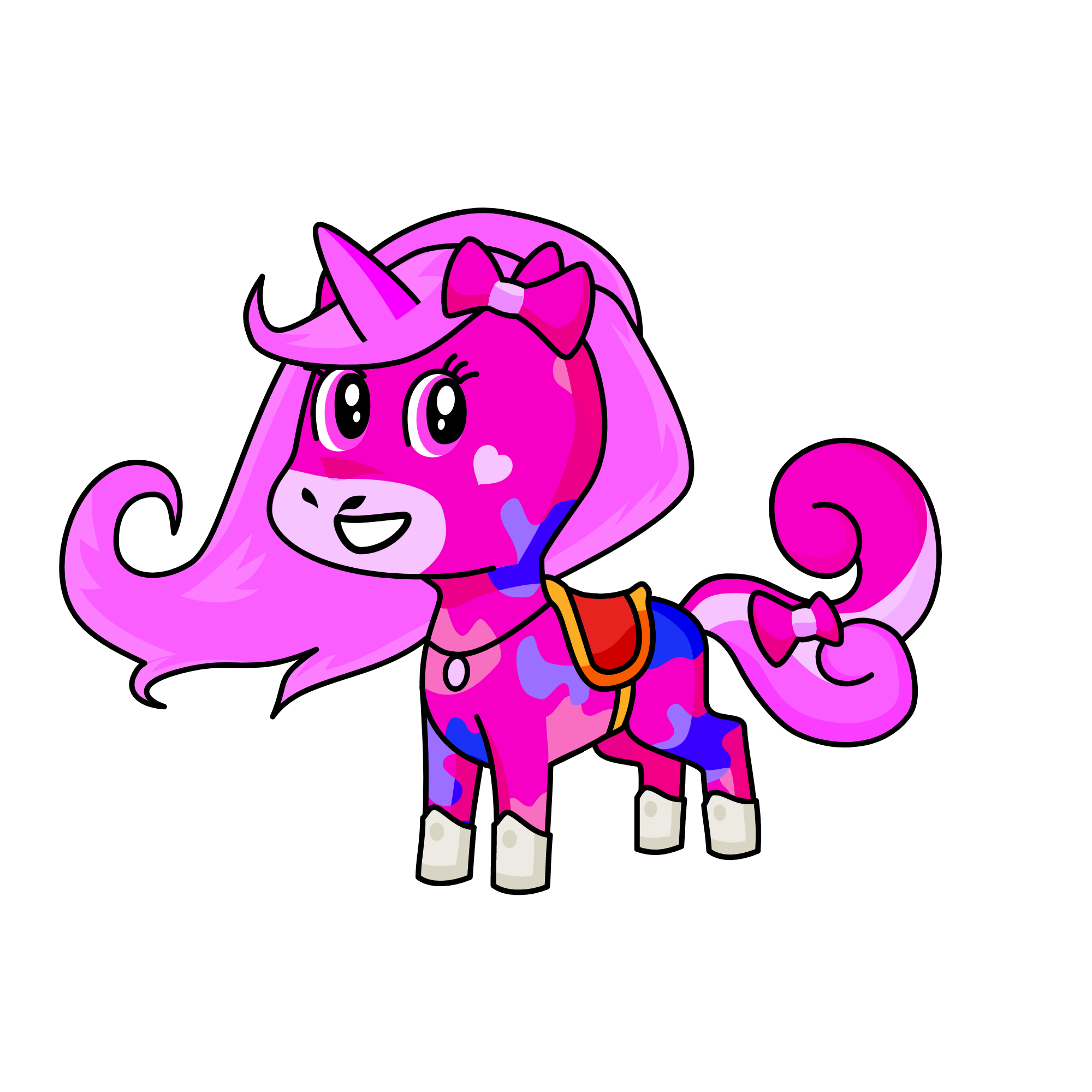 Pinki, the unicorn