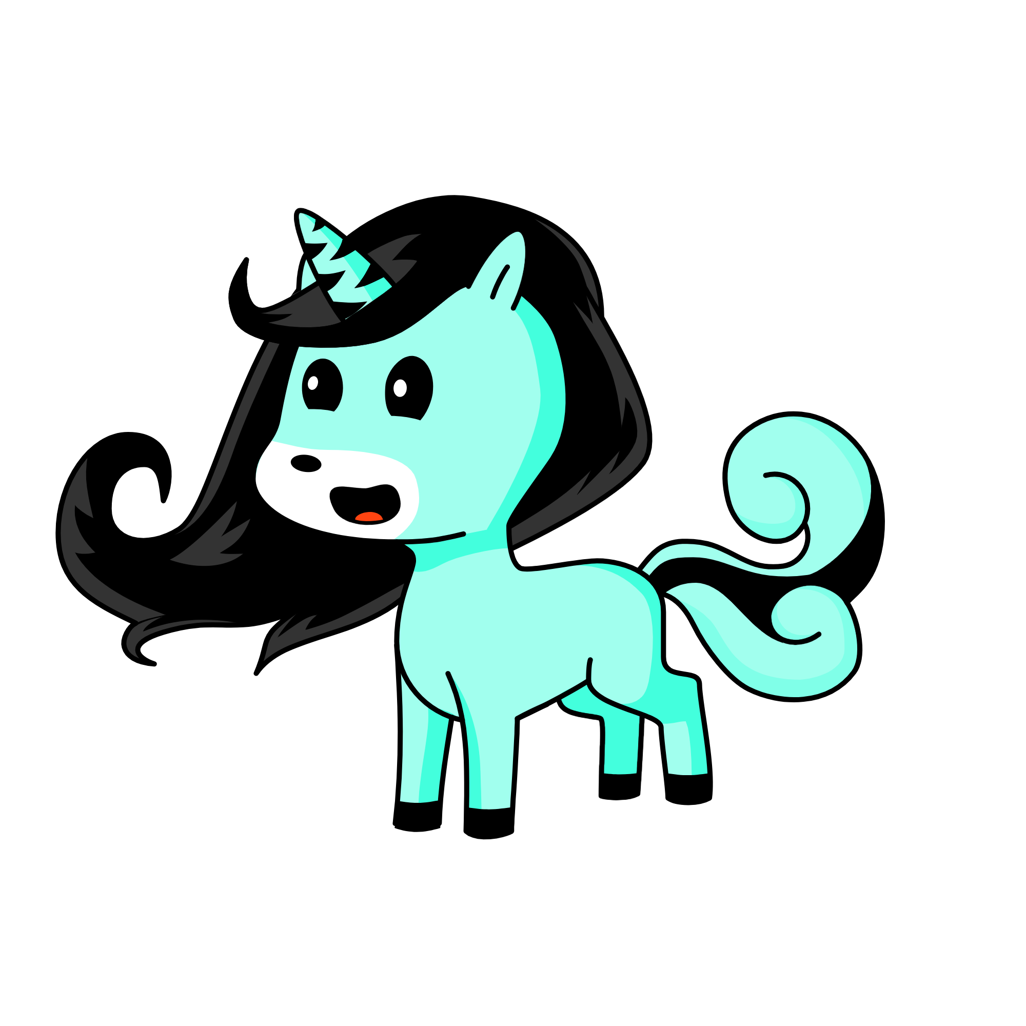 shakey, the unicorn