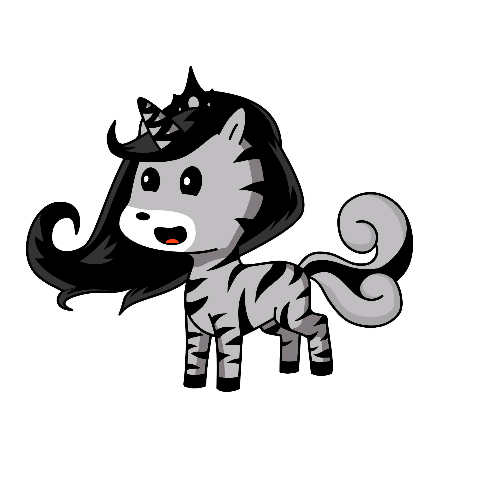black shadow, the unicorn