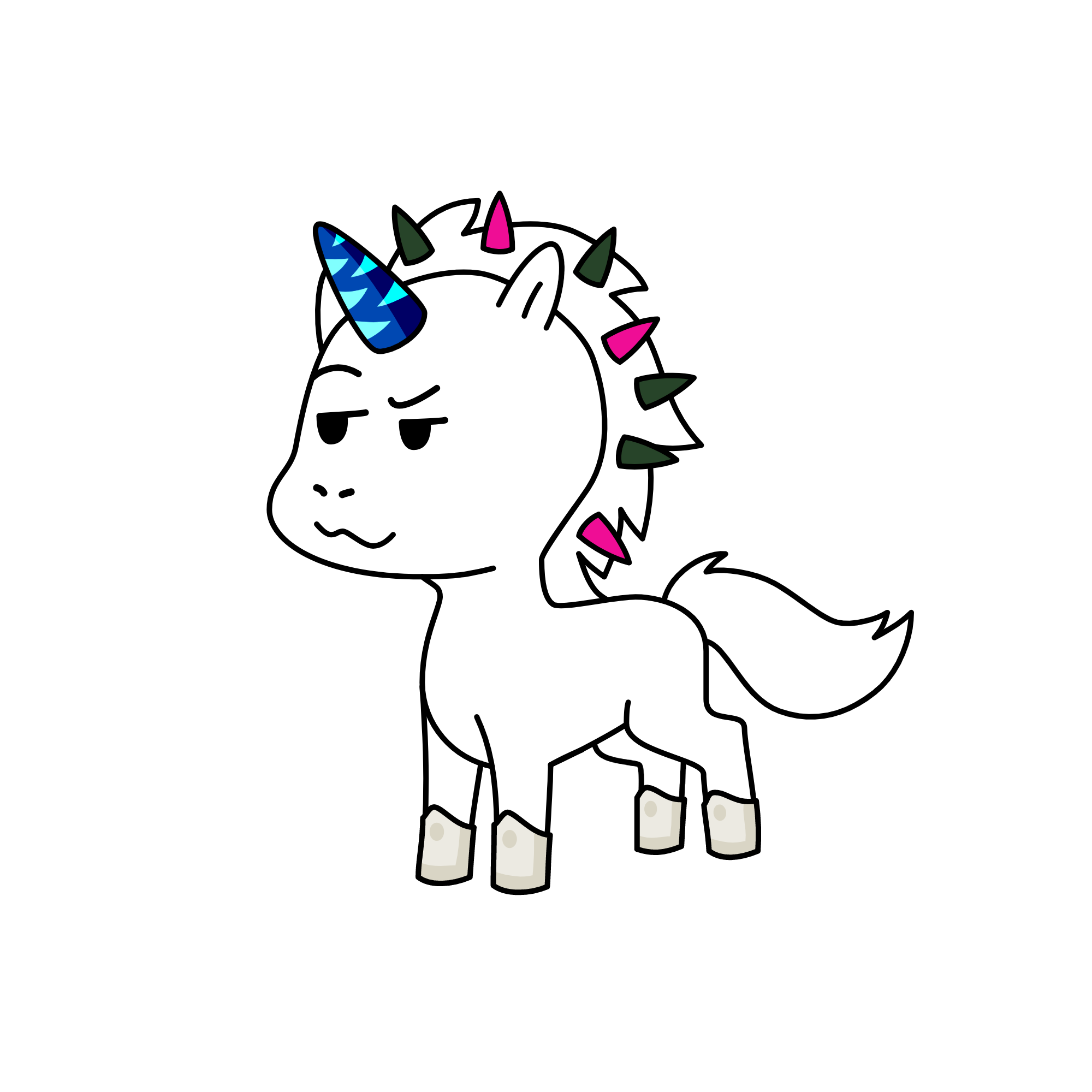 hi, the unicorn