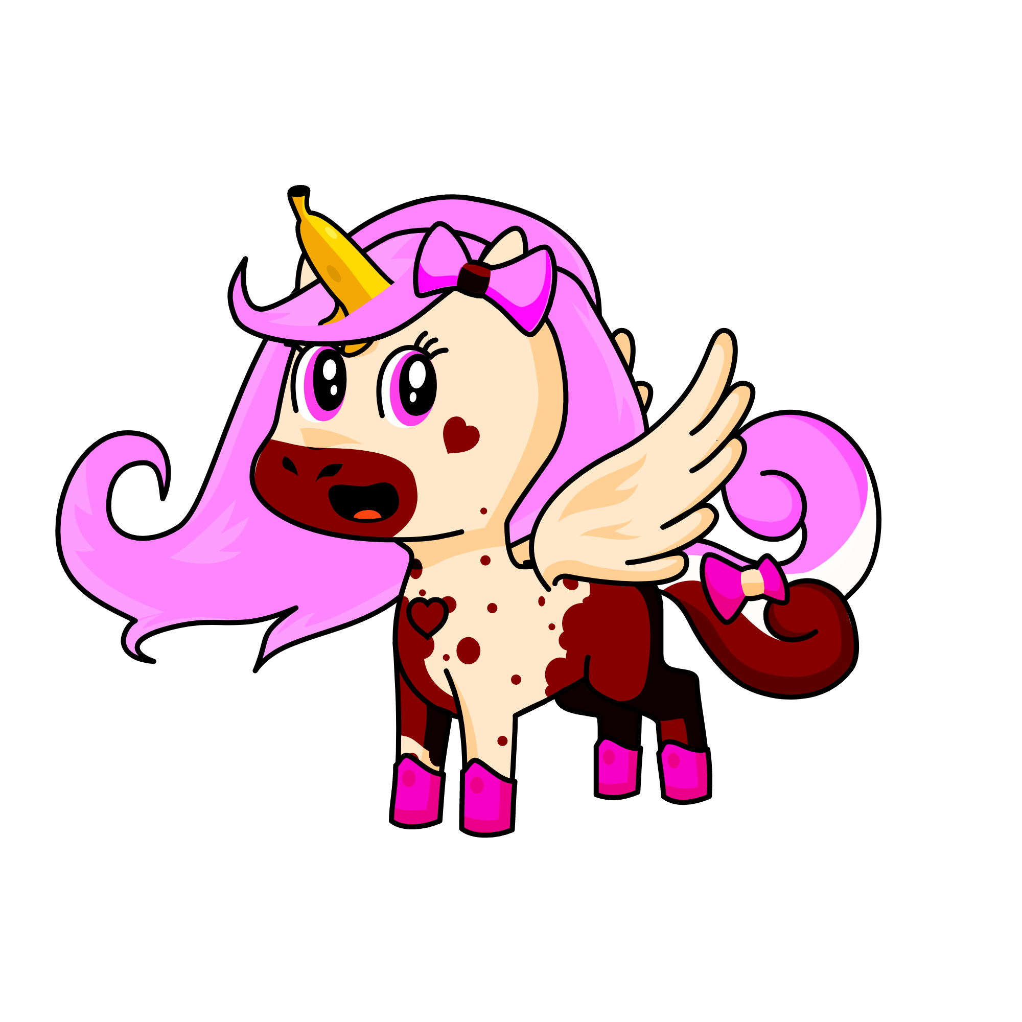 Cream, the unicorn