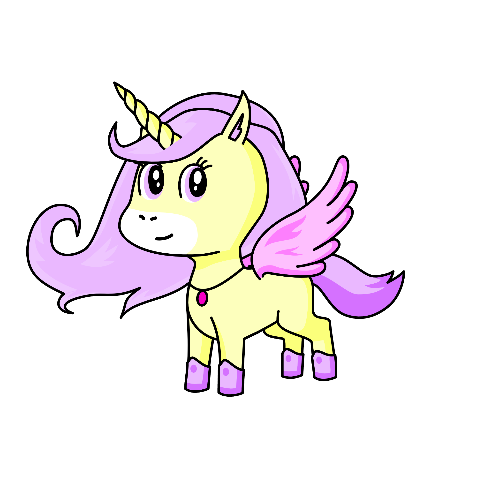 fluttershy, the unicorn
